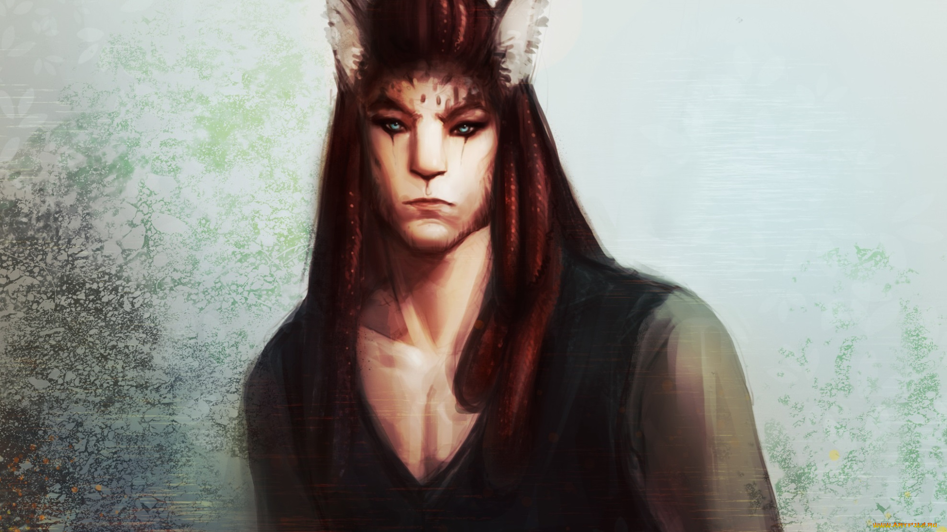 фэнтези, существа, арт, парень