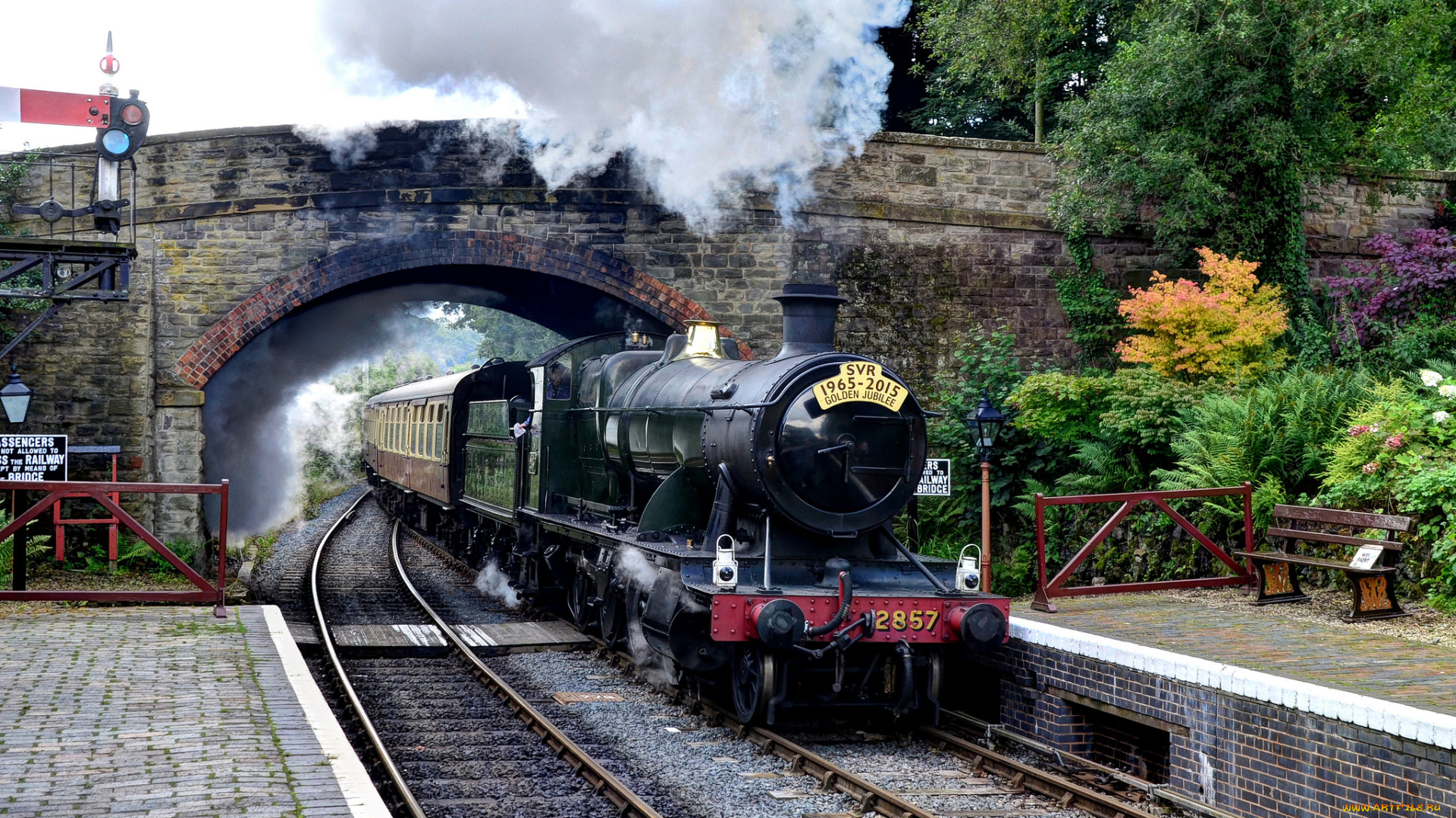 техника, паровозы, железная, дорога, рельсы, паровоз