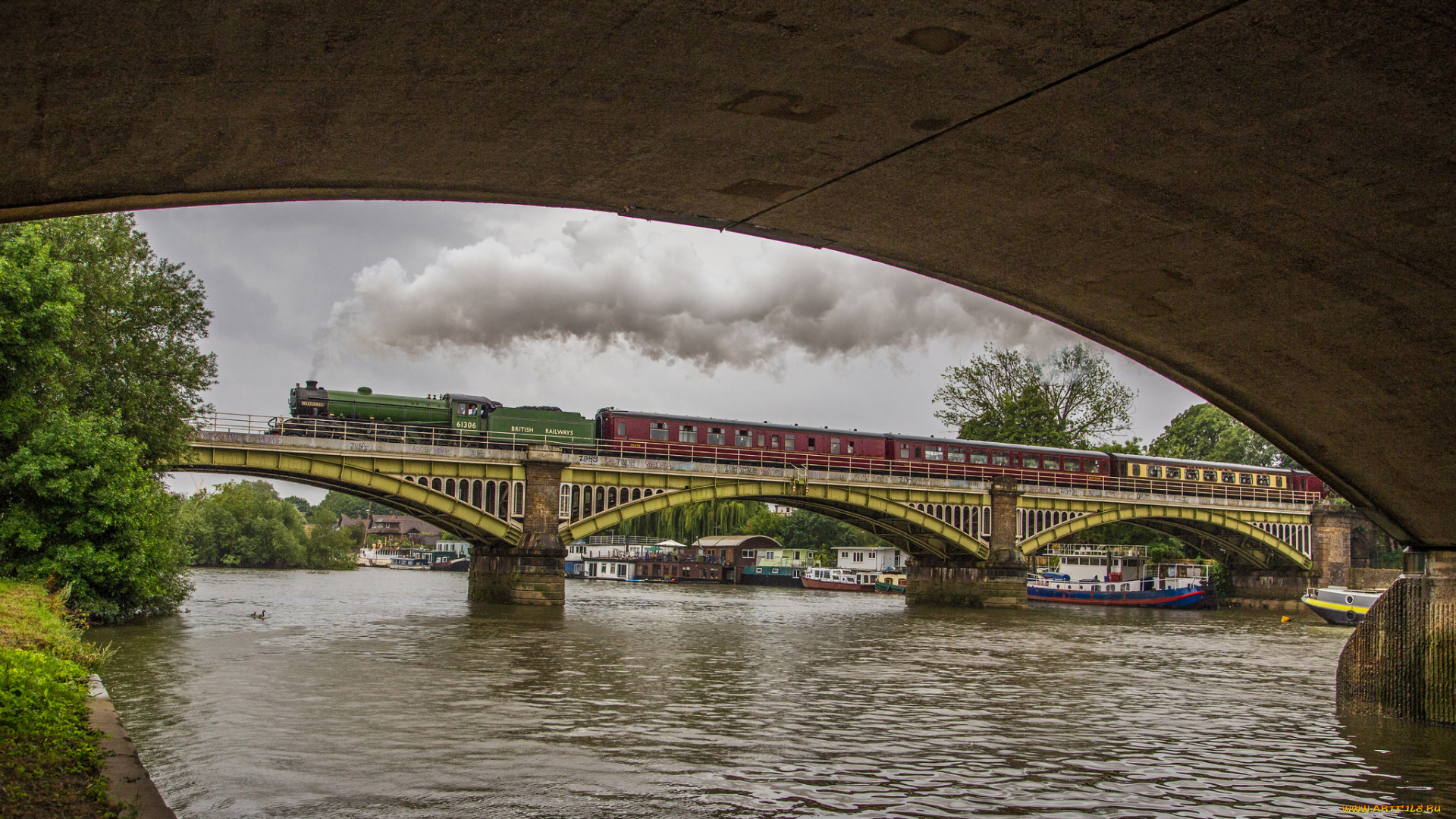 техника, паровозы, железная, дорога, рельсы, паровоз