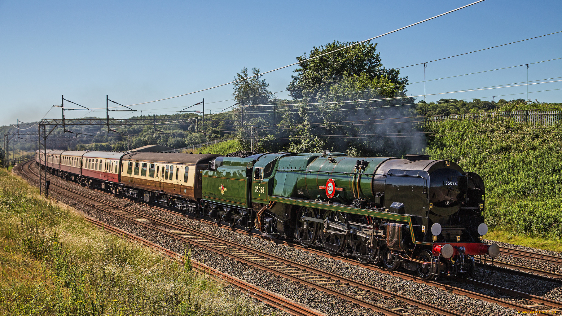 техника, паровозы, железная, дорога, рельсы, паровоз