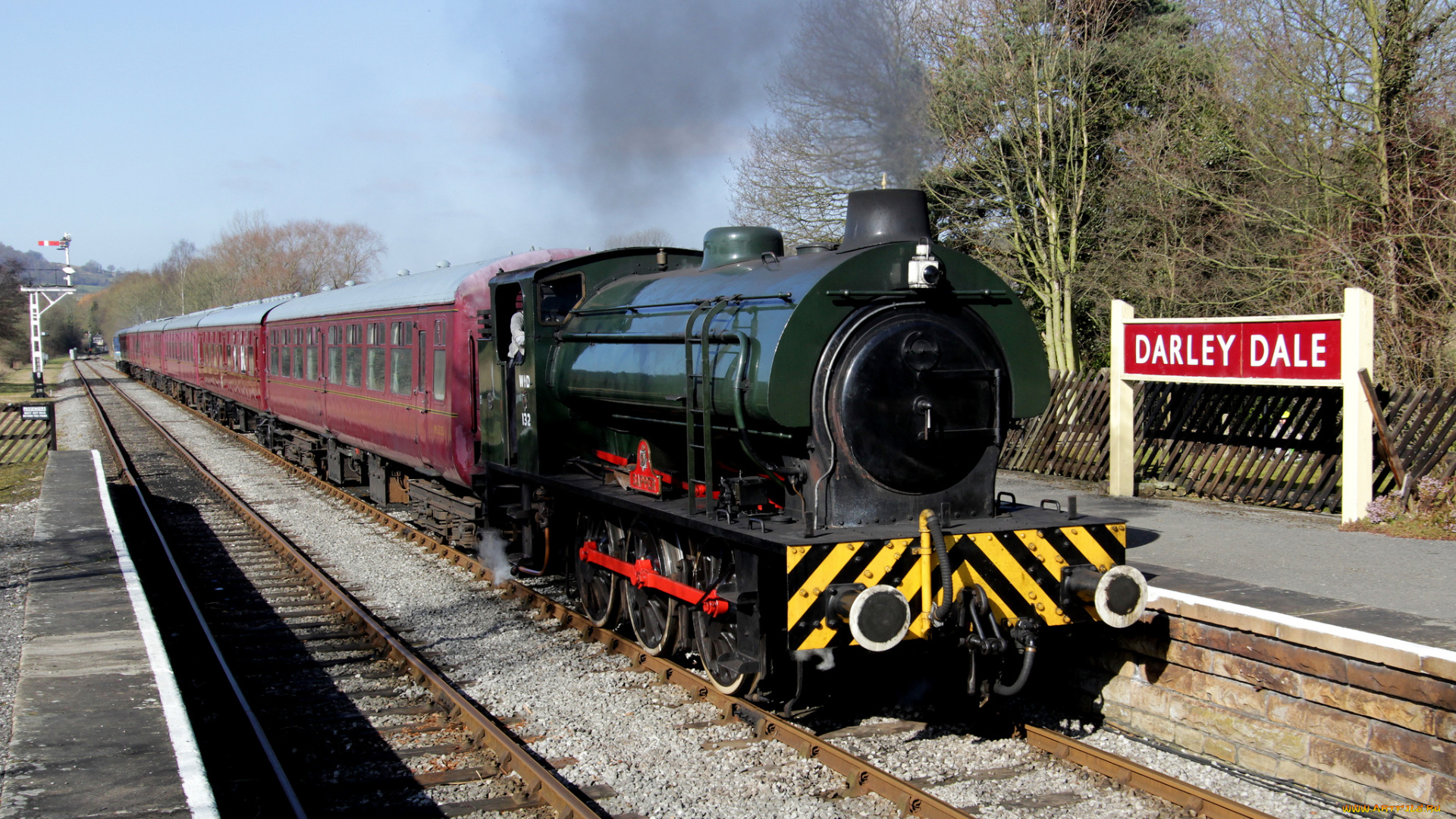 техника, паровозы, железная, дорога, рельсы, паровоз