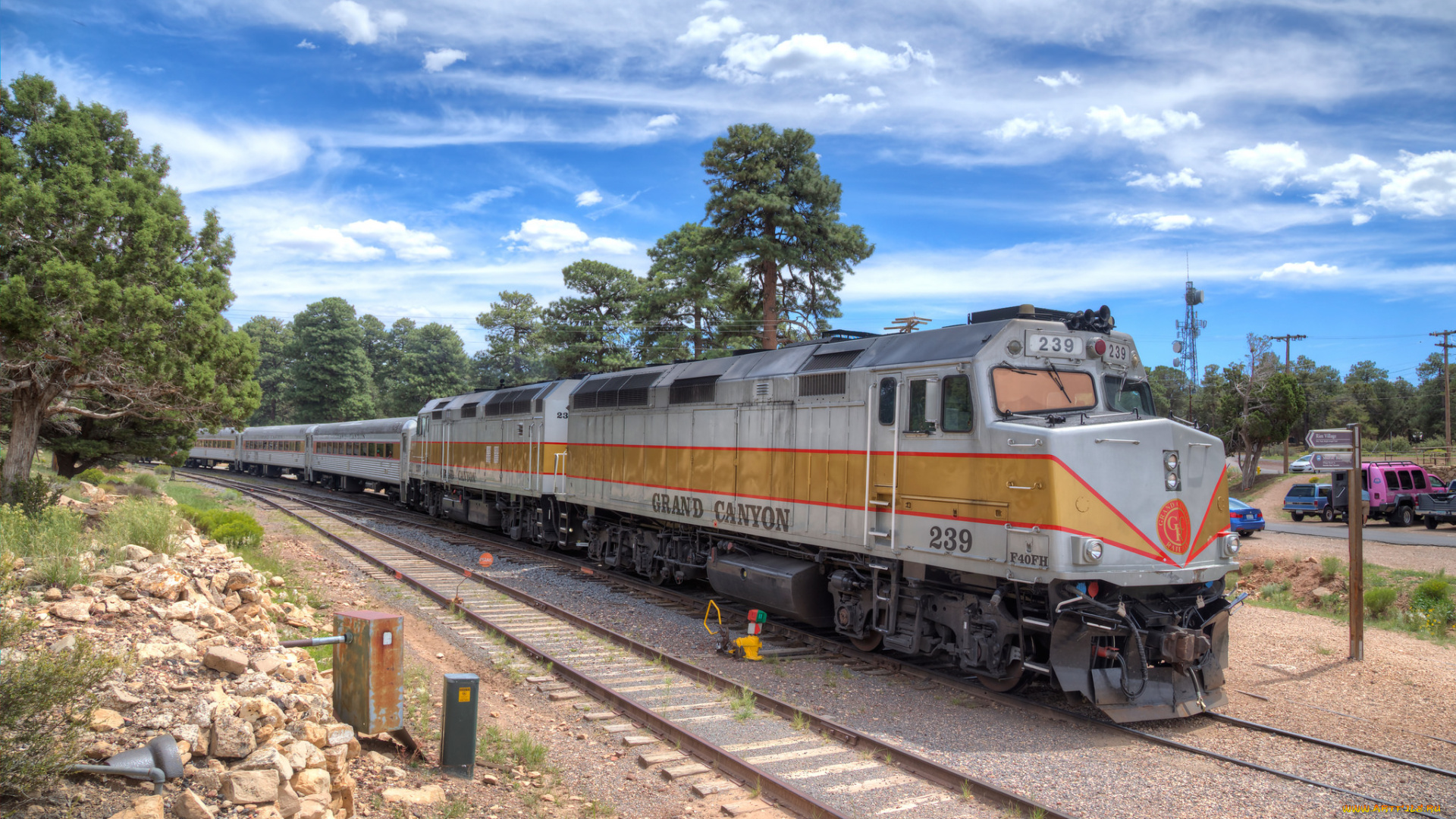 техника, поезда, железная, дорога, рельсы, локомотив, состав