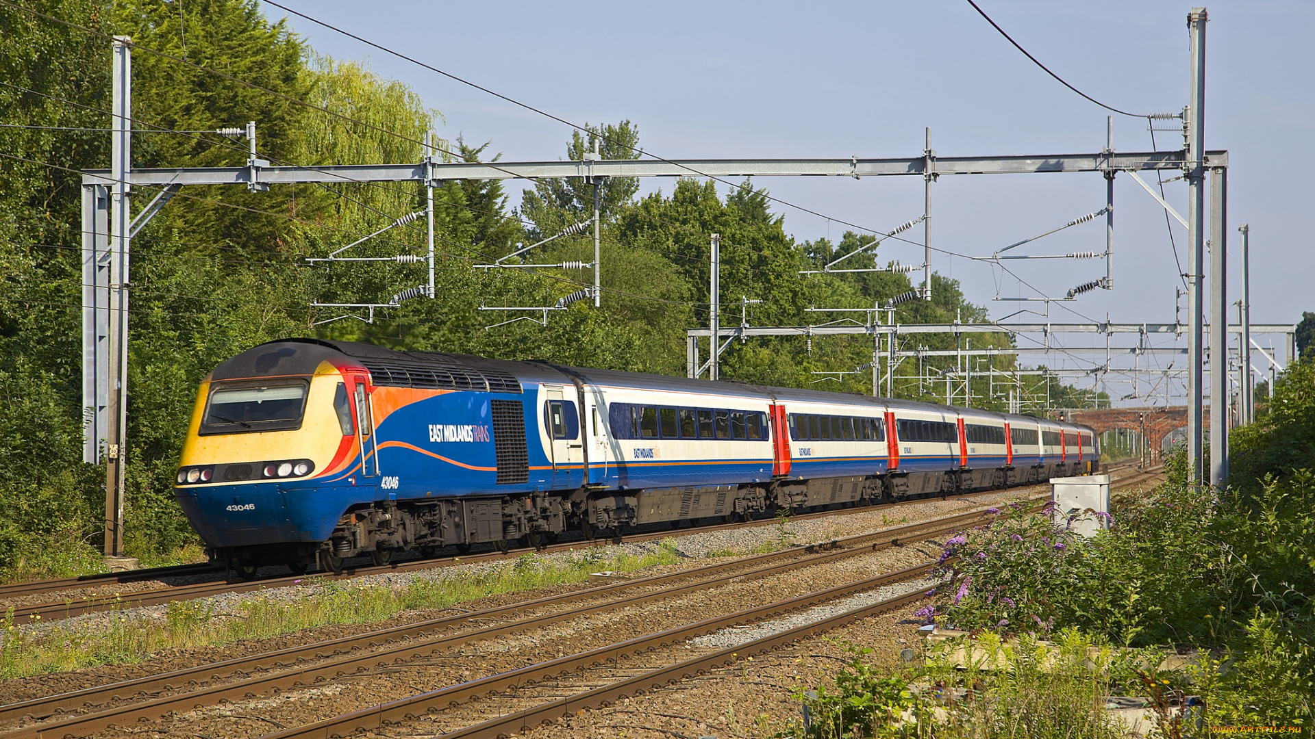 техника, поезда, железная, дорога, рельсы, локомотив, состав