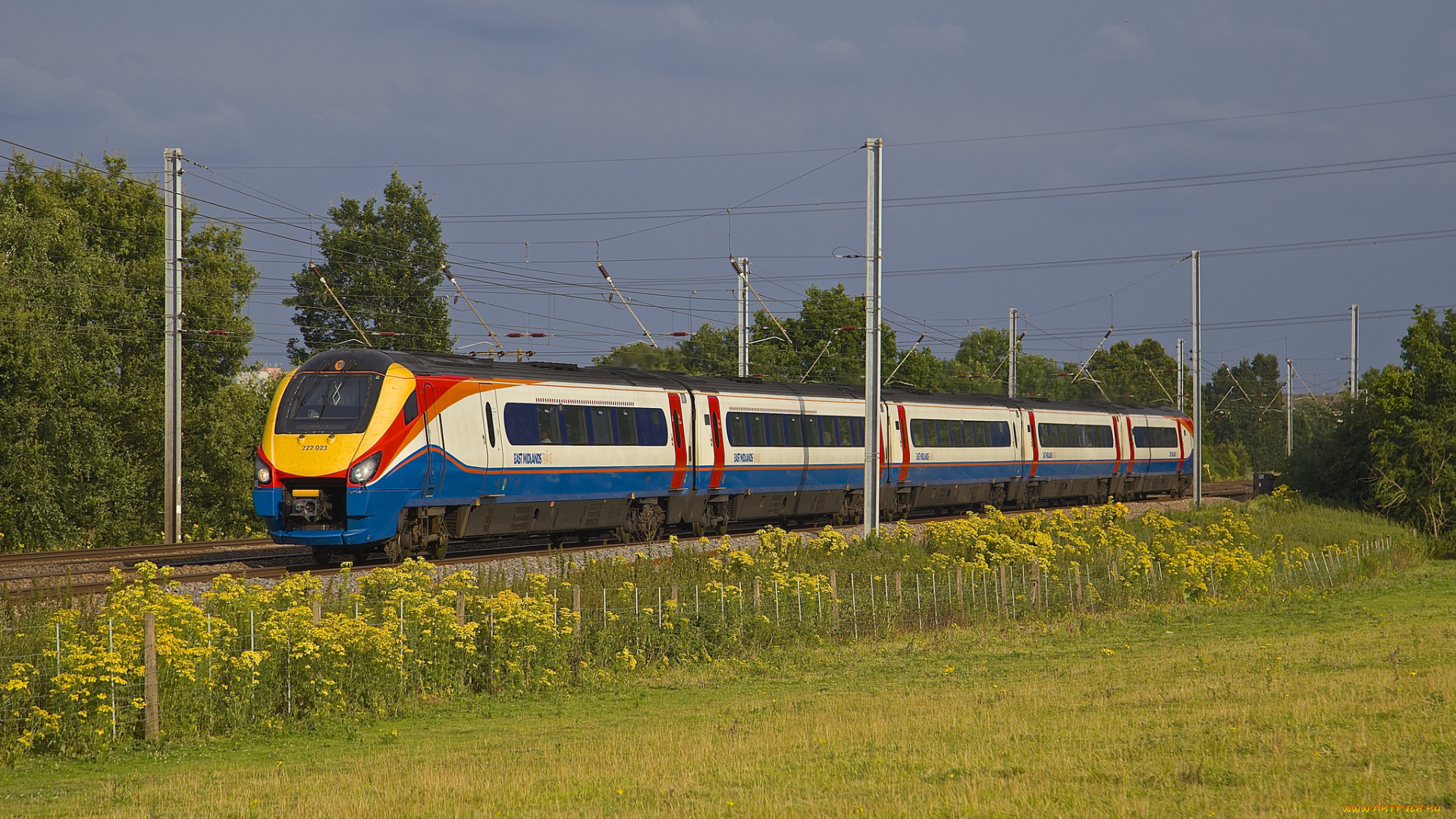 техника, поезда, железная, дорога, рельсы, локомотив, состав