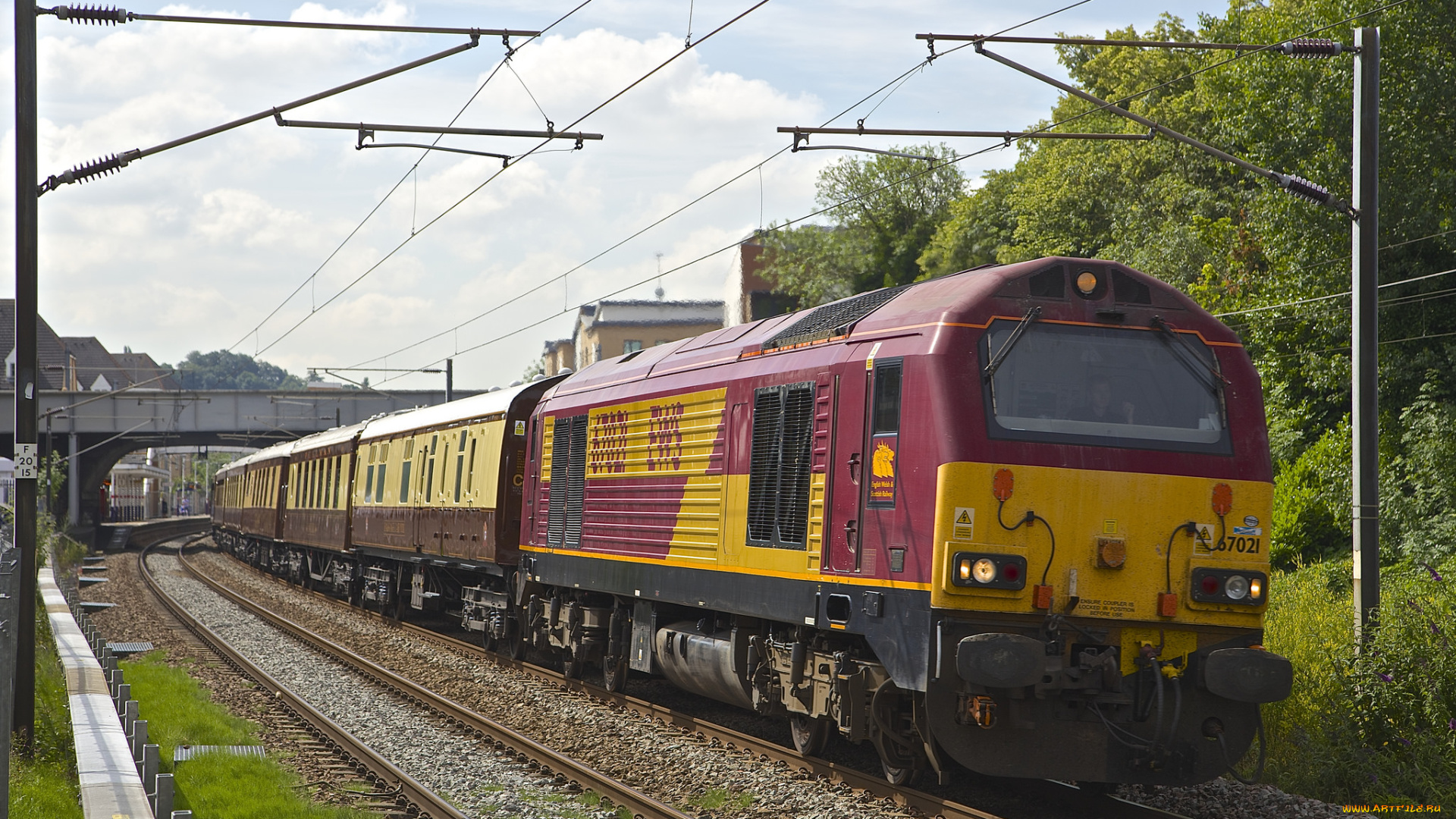 техника, поезда, железная, дорога, рельсы, локомотив, состав