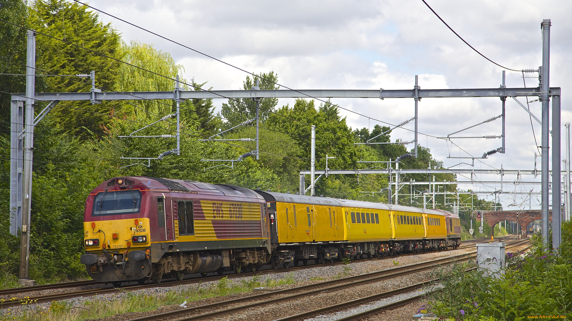 техника, поезда, железная, дорога, рельсы, локомотив, состав