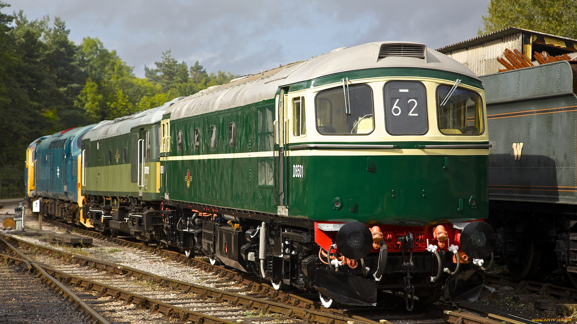 техника, поезда, железная, дорога, рельсы, локомотив, состав