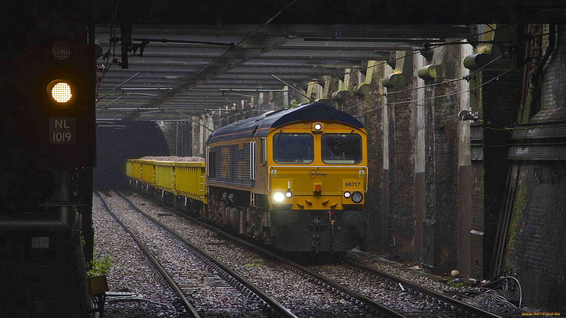 техника, поезда, железная, дорога, рельсы, локомотив, состав