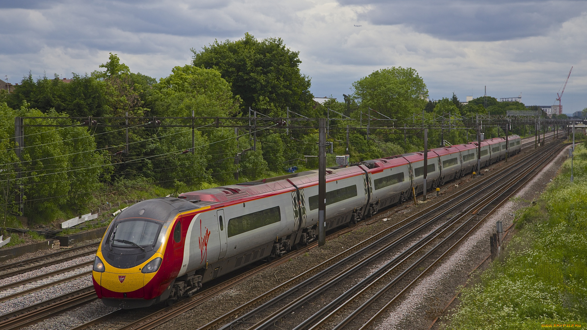 техника, поезда, железная, дорога, рельсы, локомотив, состав