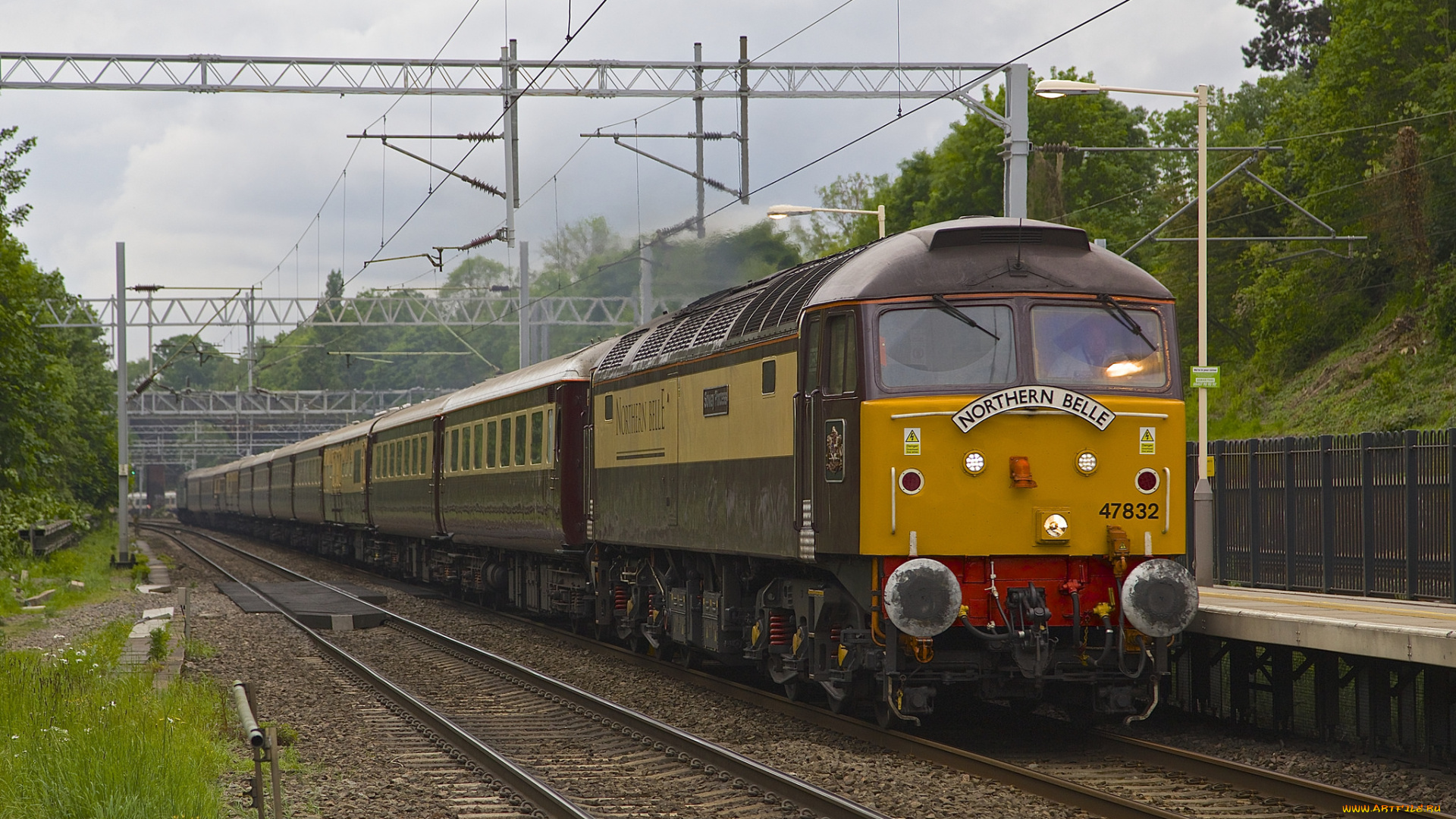 техника, поезда, железная, дорога, рельсы, локомотив, состав