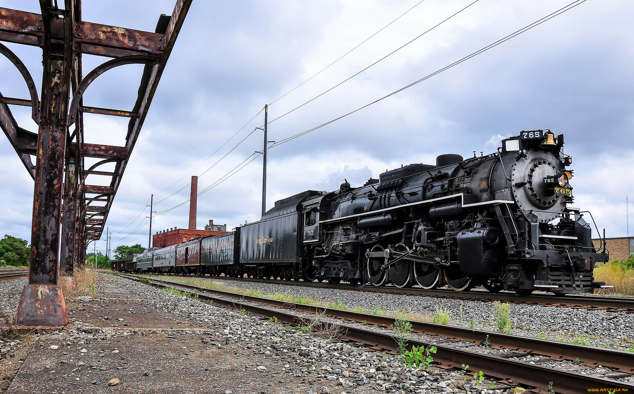 техника, паровозы, железная, дорога, рельсы, паровоз