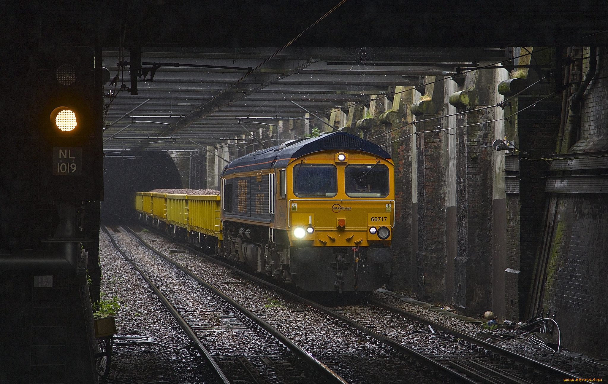 техника, поезда, железная, дорога, рельсы, локомотив, состав