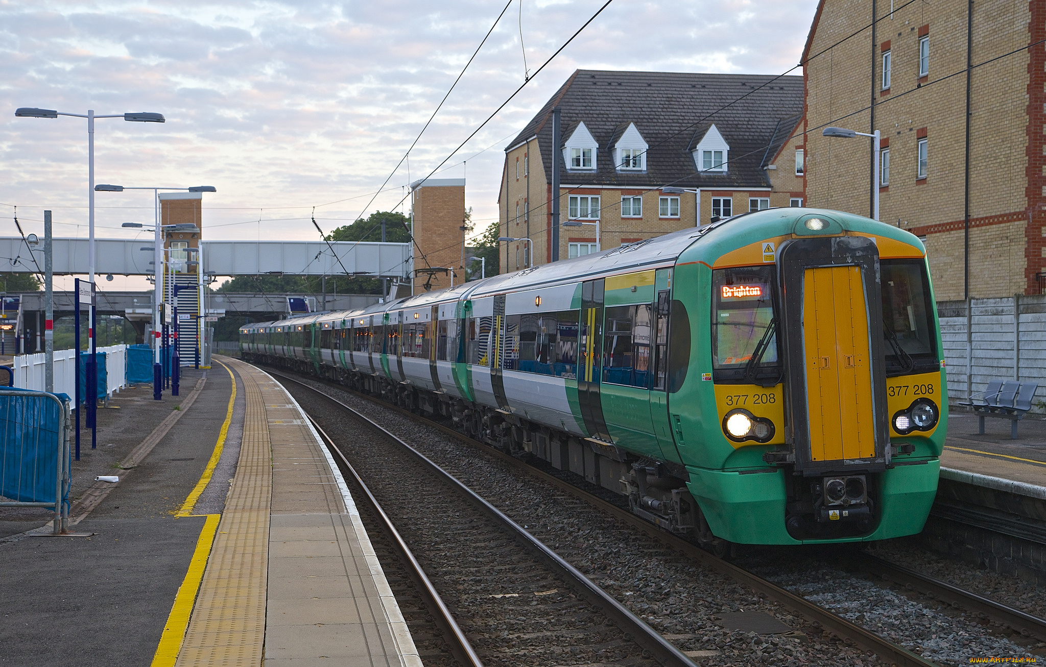 техника, поезда, железная, дорога, рельсы, локомотив, состав