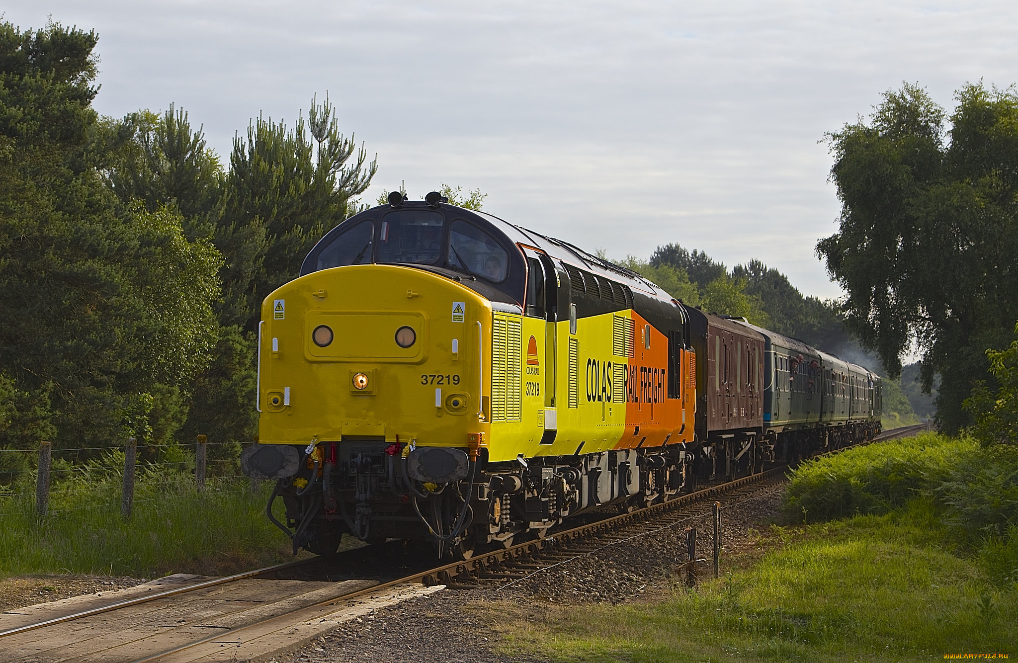 техника, поезда, железная, дорога, рельсы, локомотив, состав