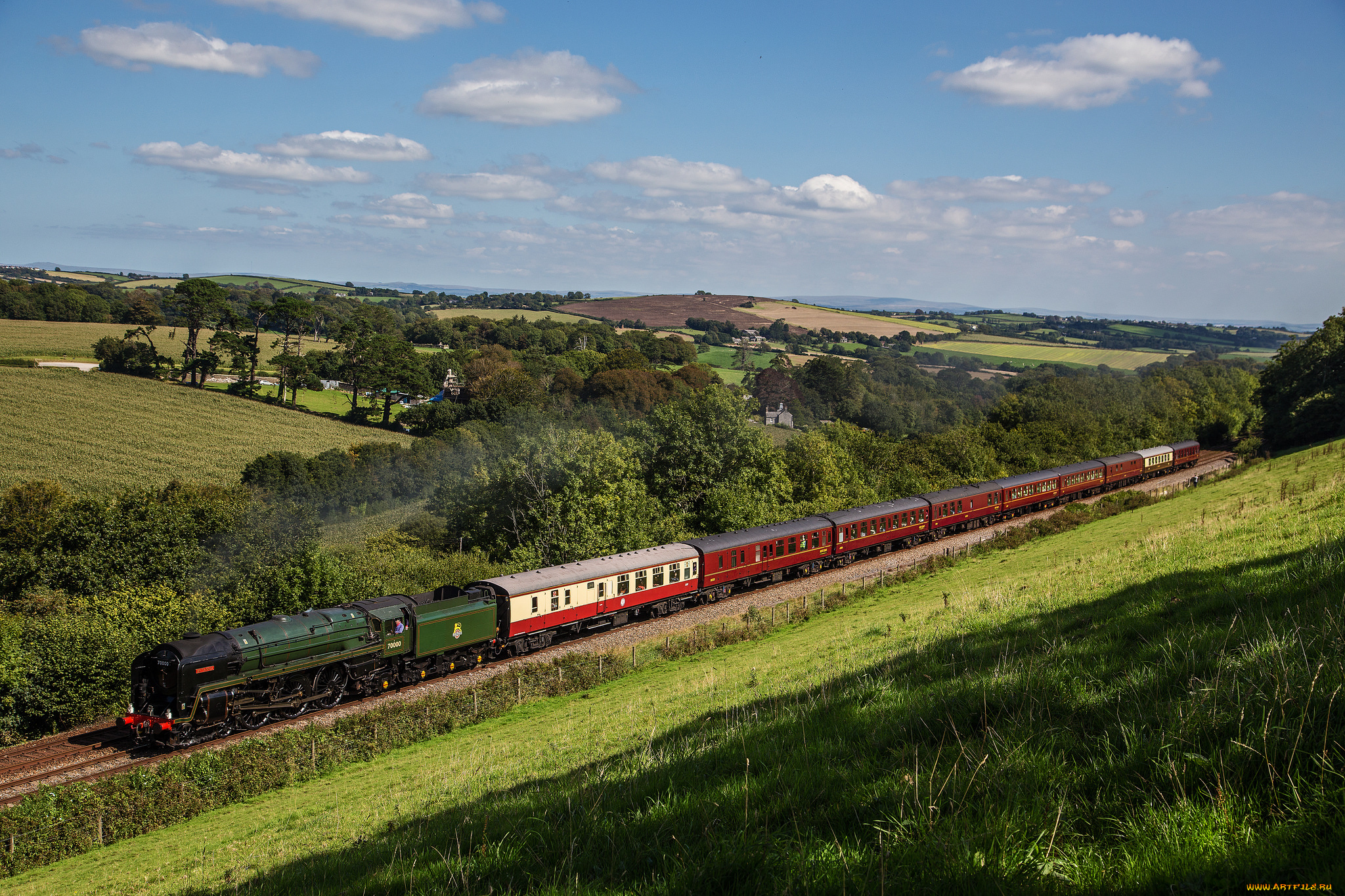 техника, паровозы, железная, дорога, рельсы, паровоз
