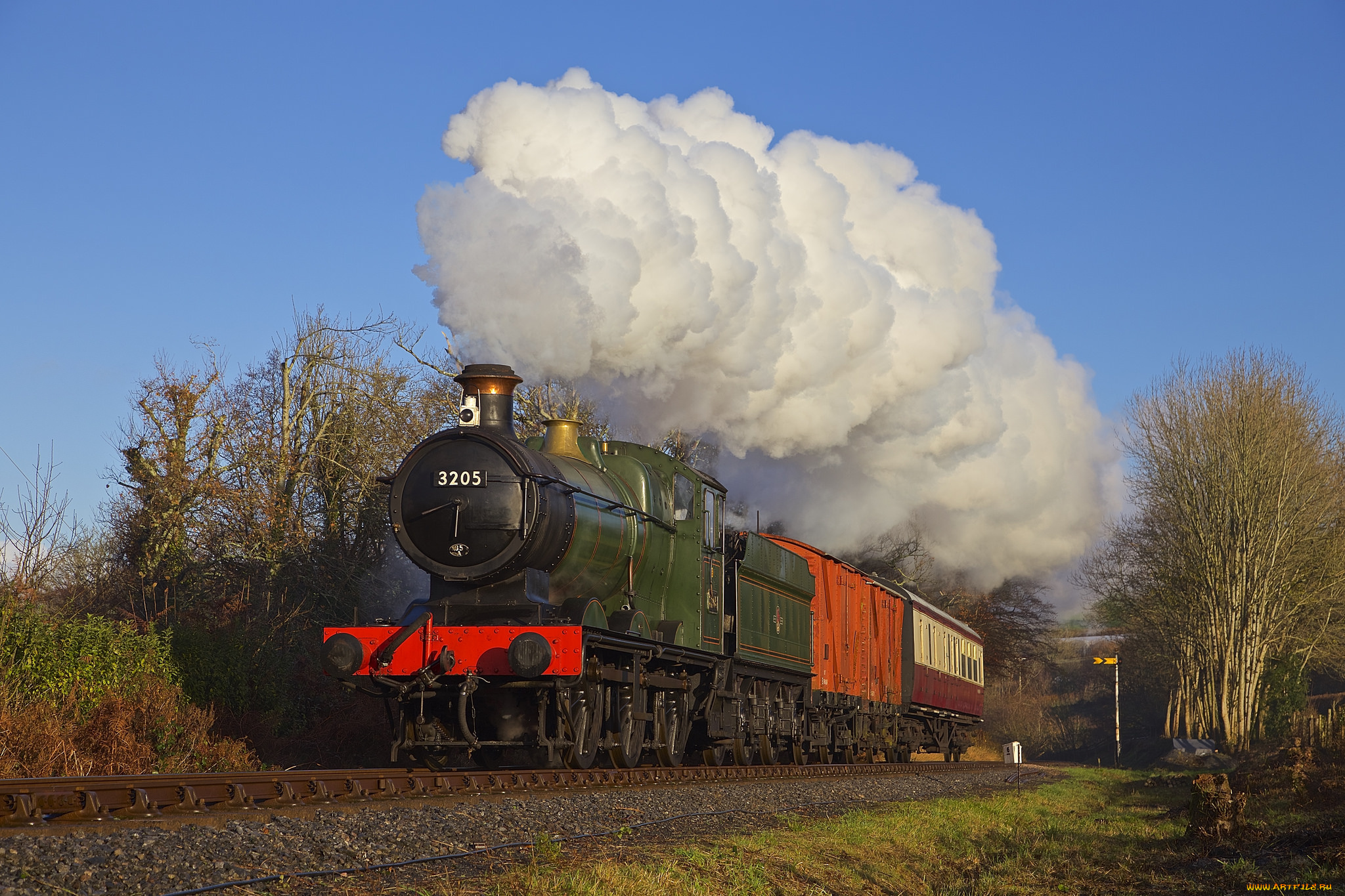 техника, паровозы, железная, дорога, рельсы, паровоз