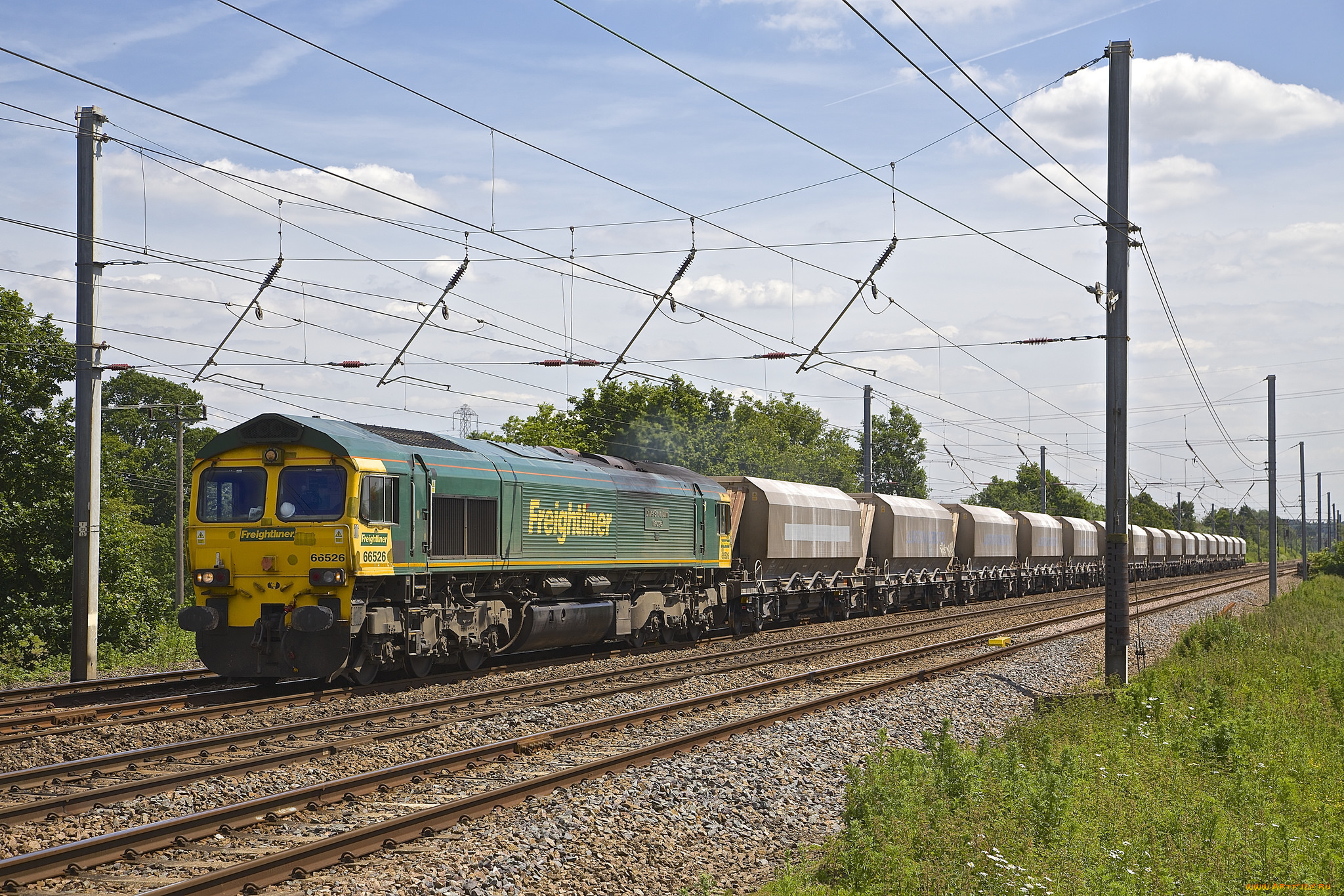 техника, поезда, железная, дорога, рельсы, локомотив, состав