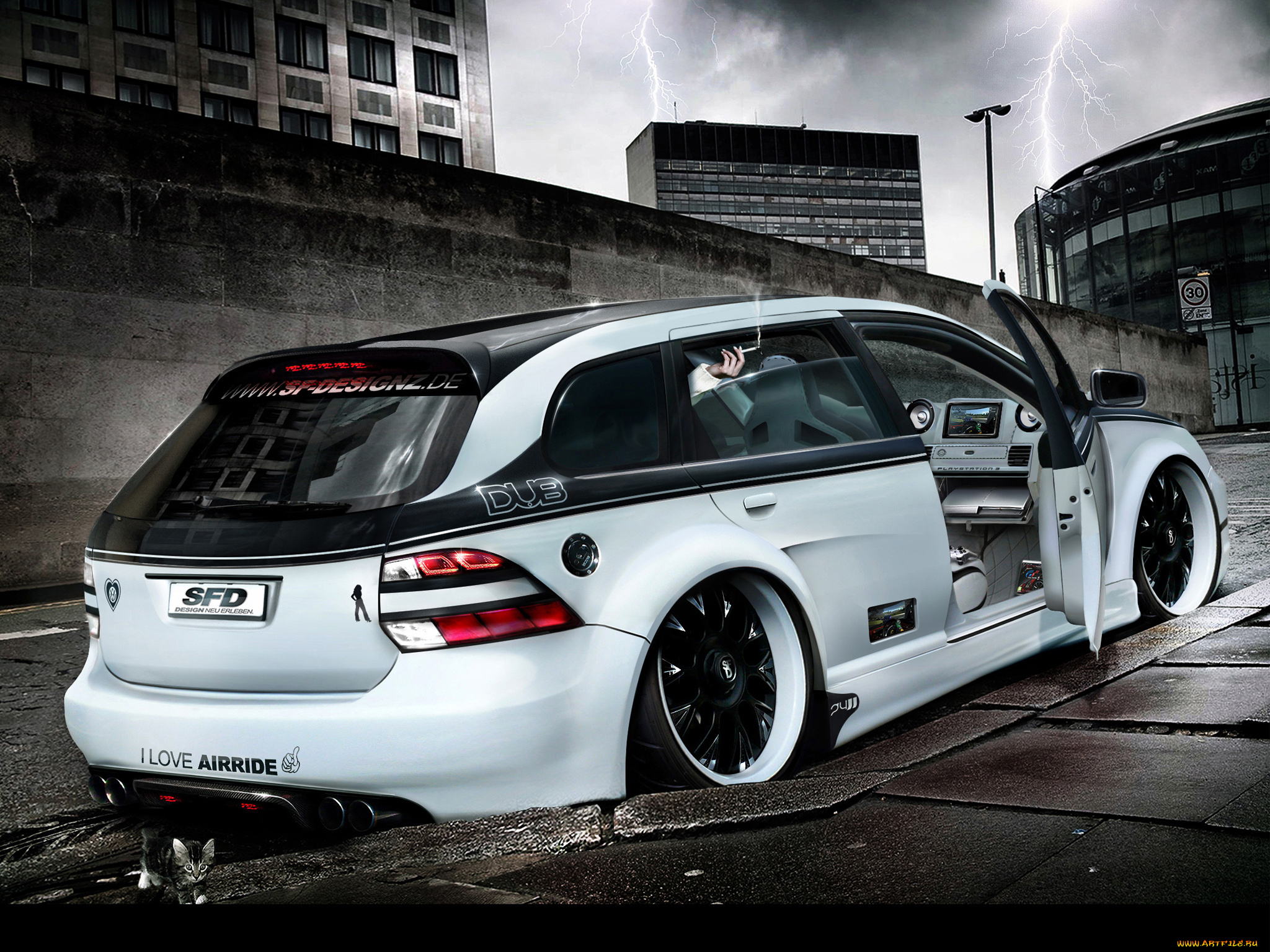 автомобили, виртуальный, тюнинг, vw, rimz, tuning, dub