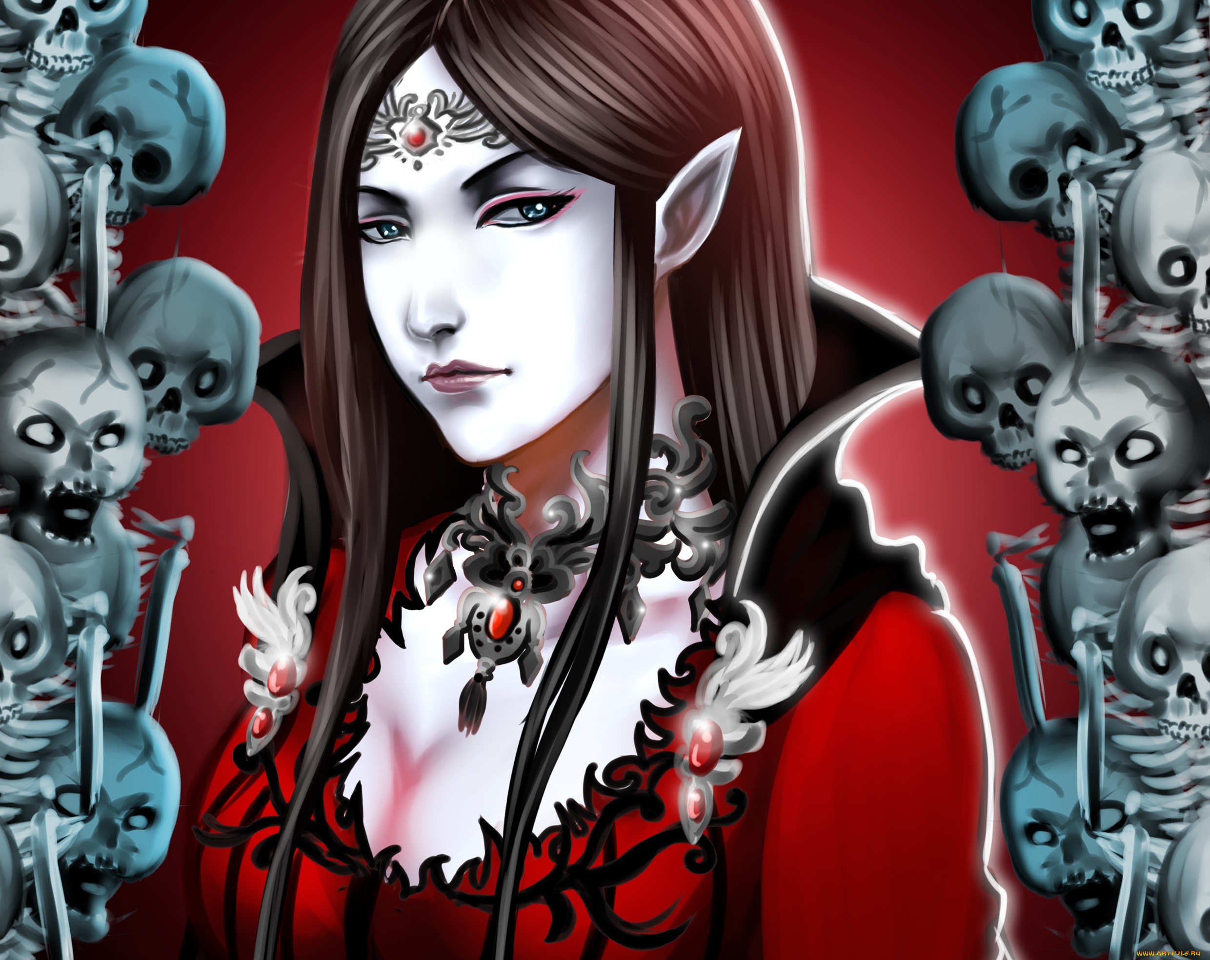 фэнтези, эльфы, арт, девушка, эльф