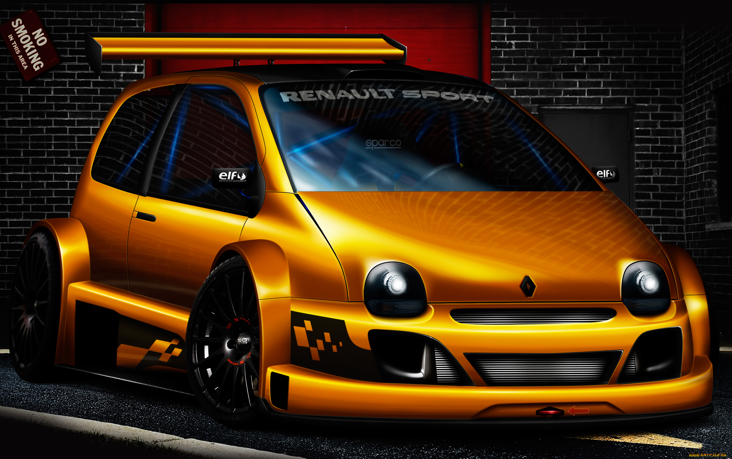 автомобили, виртуальный, тюнинг, twingo