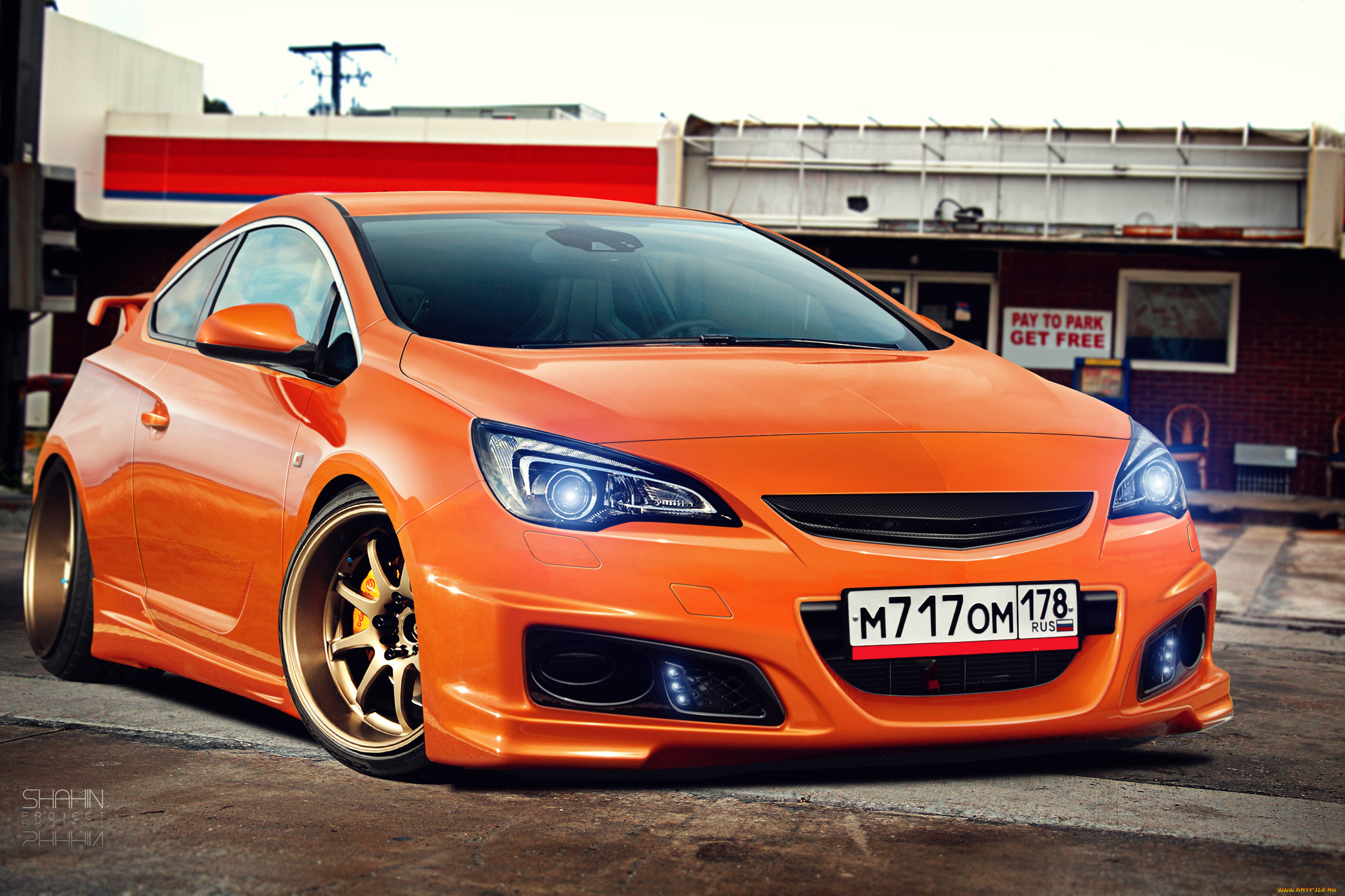 автомобили, виртуальный, тюнинг, opel, astra, gtc
