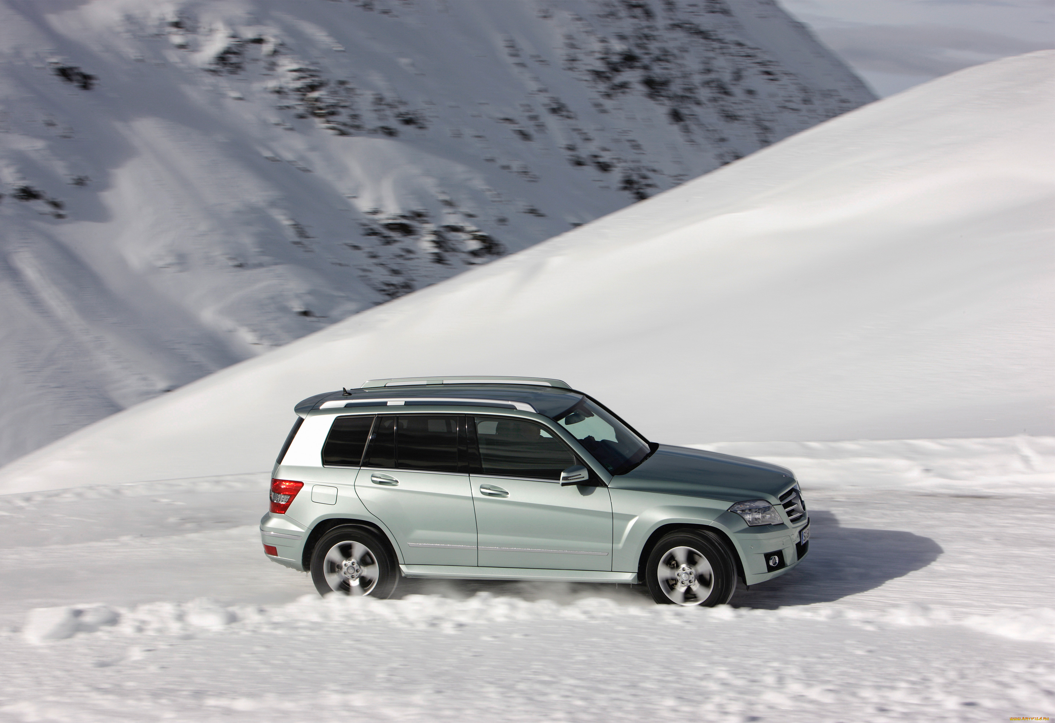 автомобили, mercedes-benz, mountaines, mercedes, snow