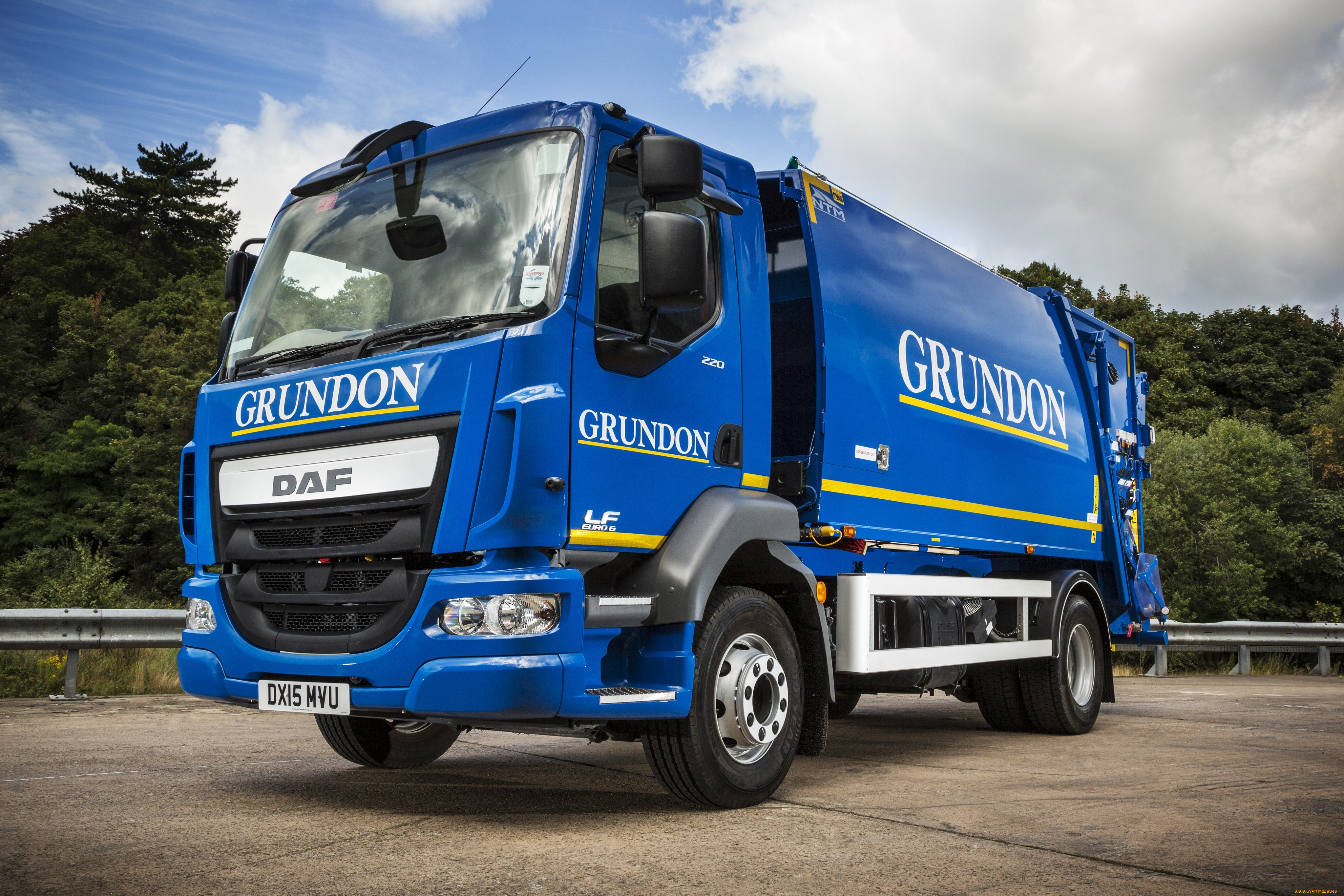 автомобили, мусоровозы, uk-spec, rolloffcon, day, cab, 4x2, fa, lf, 220, daf