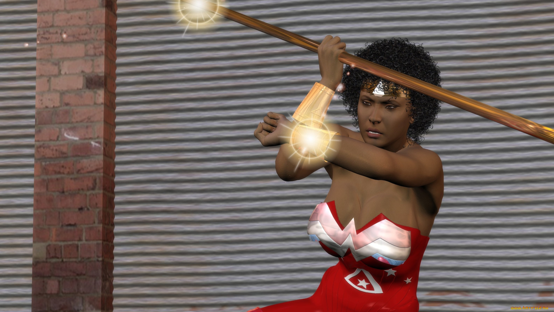 3д, графика, фантазия, , fantasy, девушка, фон, взгляд