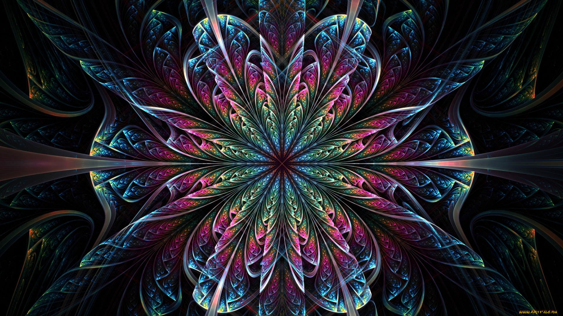 3д, графика, фракталы, , fractal, узор, фон, цвета