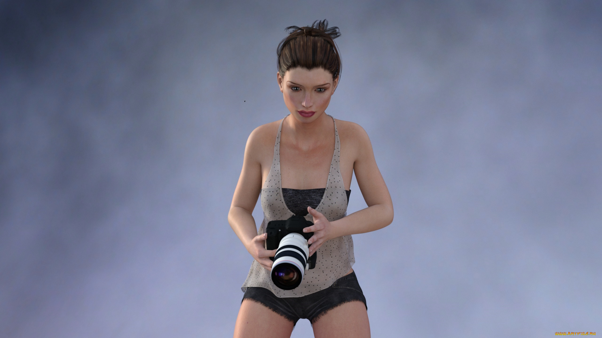 3д, графика, люди, , people, девушка, фон, взгляд