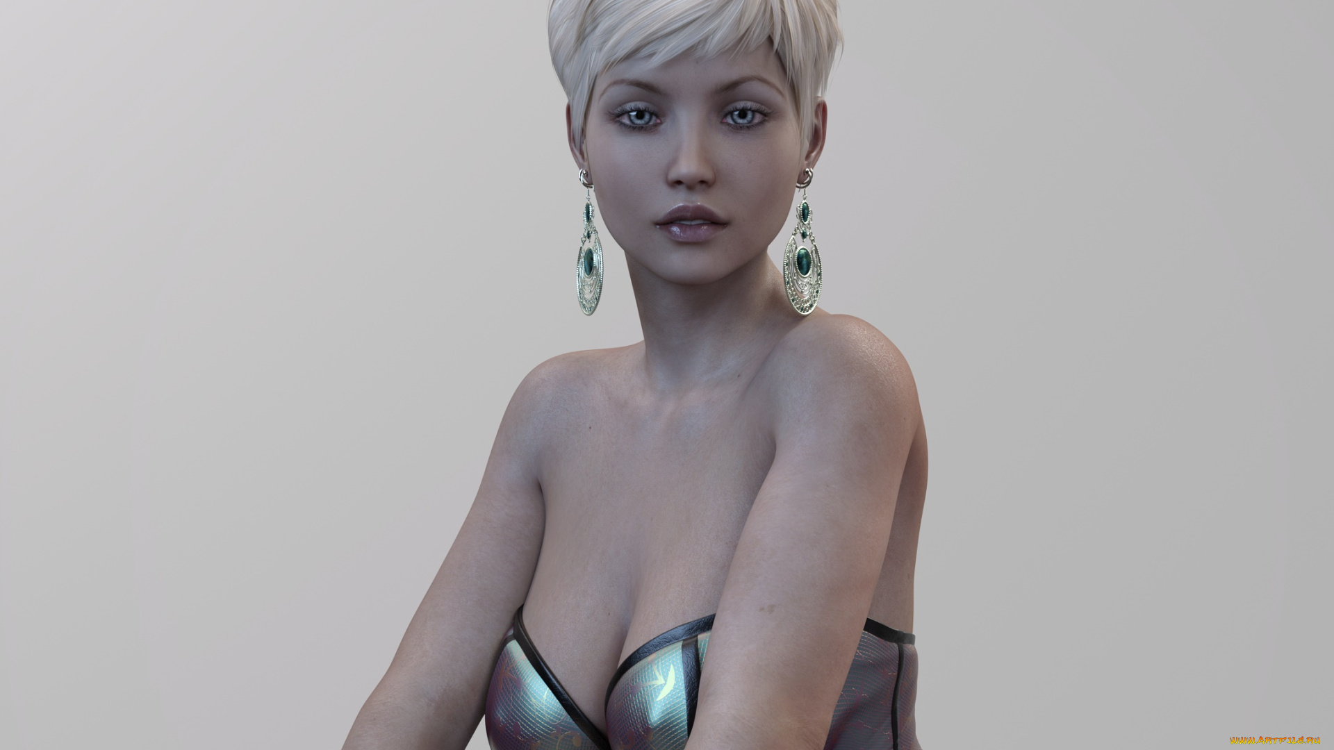 3д, графика, люди, , people, фон, взгляд, девушка