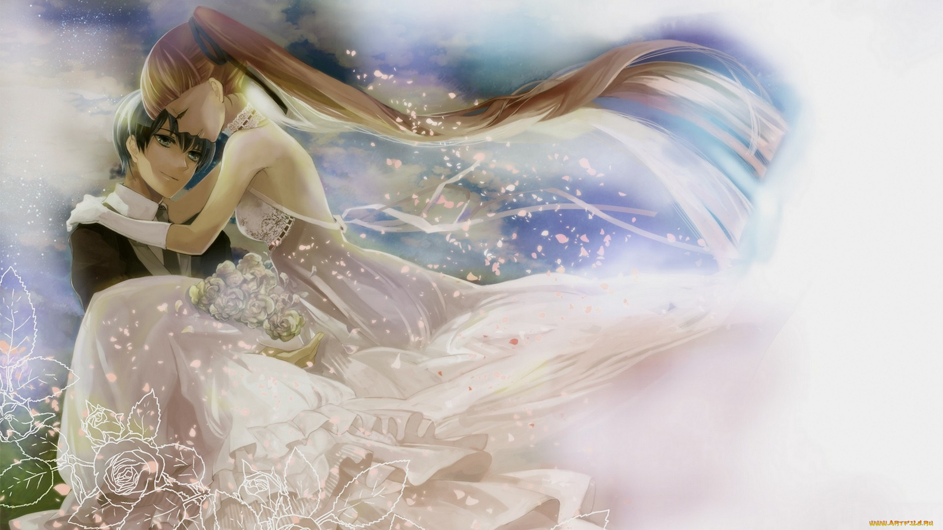 аниме, arcana, famiglia, пара