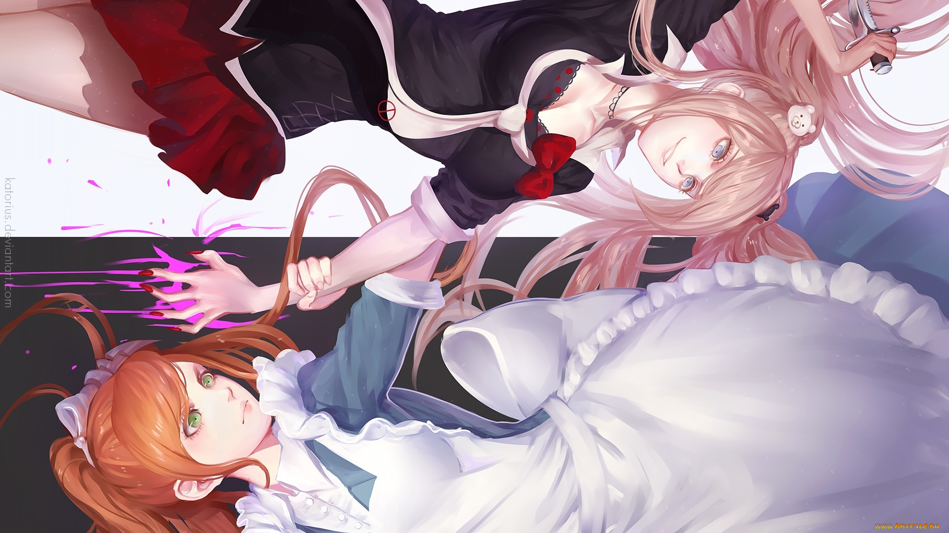 аниме, danganronpa, девушки