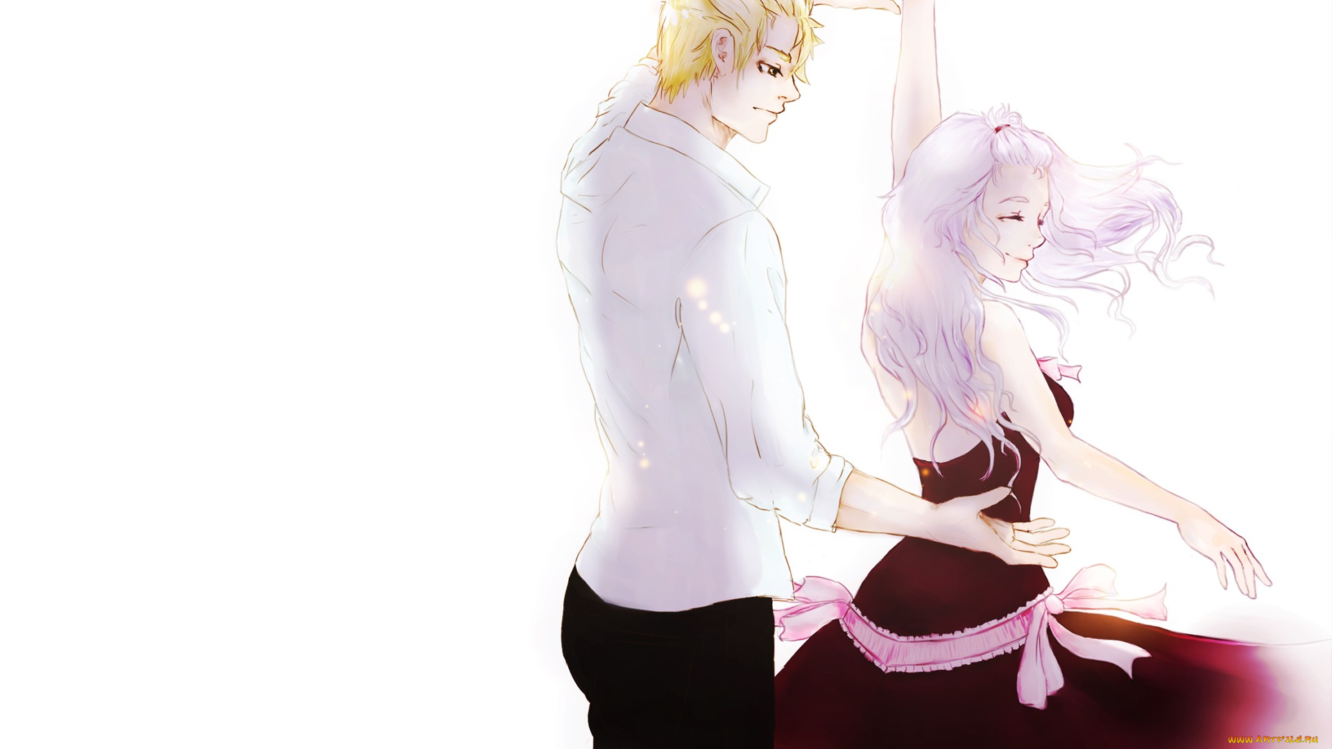 аниме, fairy, tail, танец