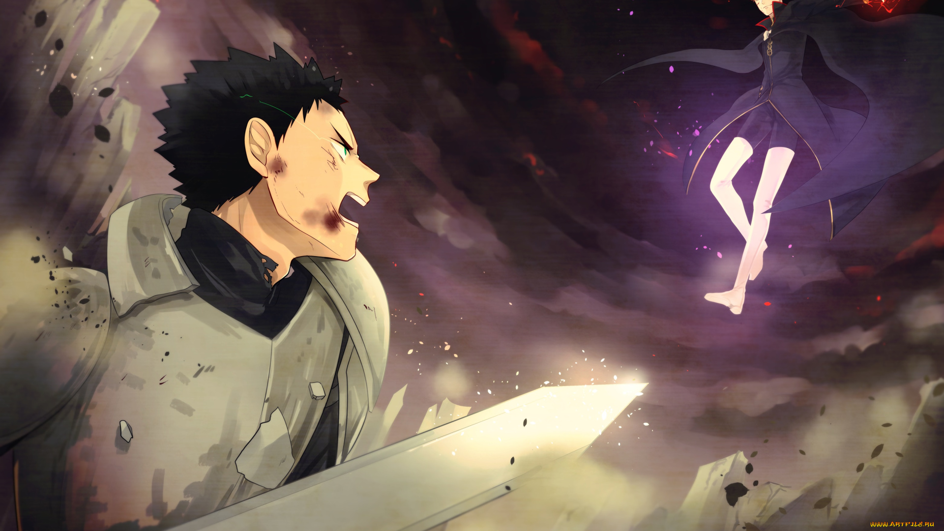 аниме, haikyuu, волейбол, парни