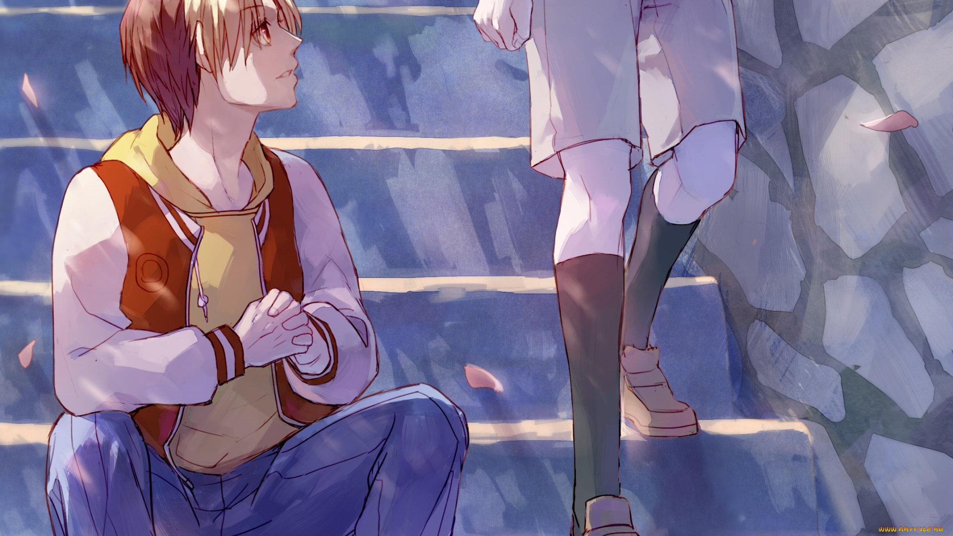 аниме, hikaru, no, go, парни