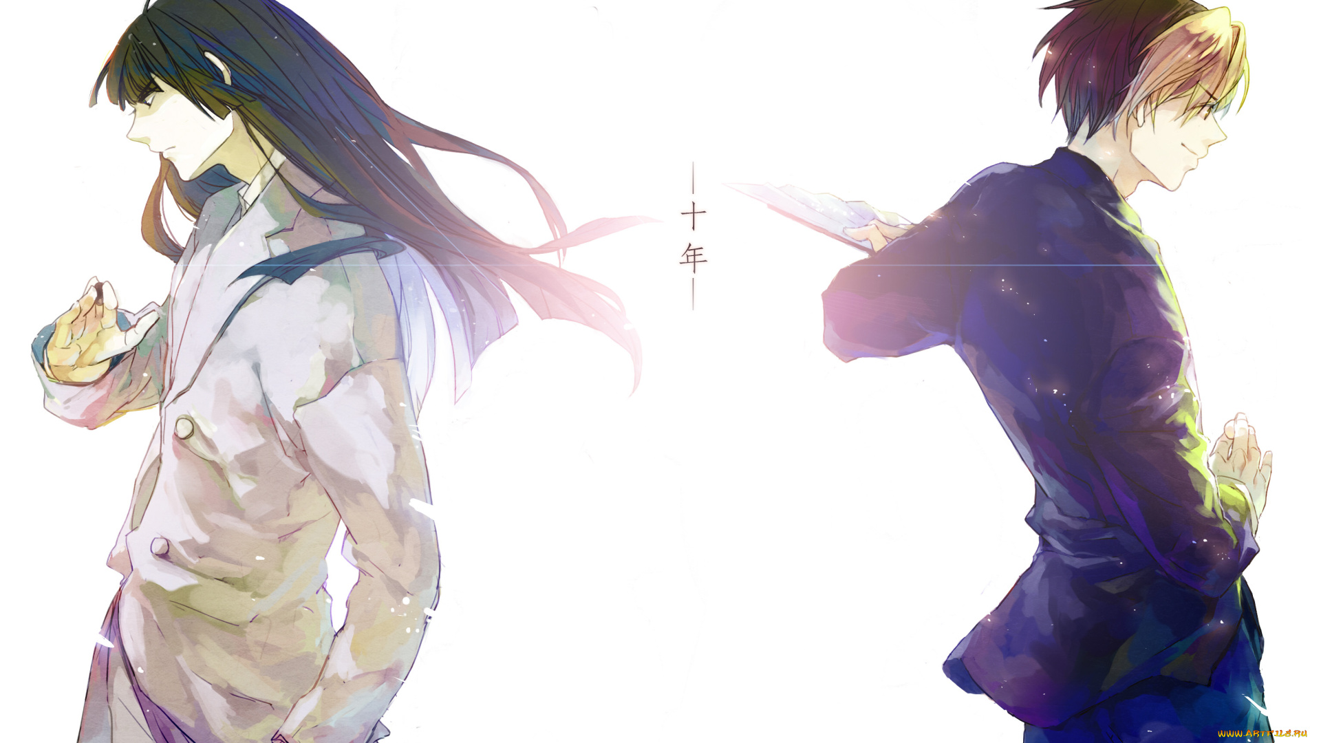 аниме, hikaru, no, go, парни