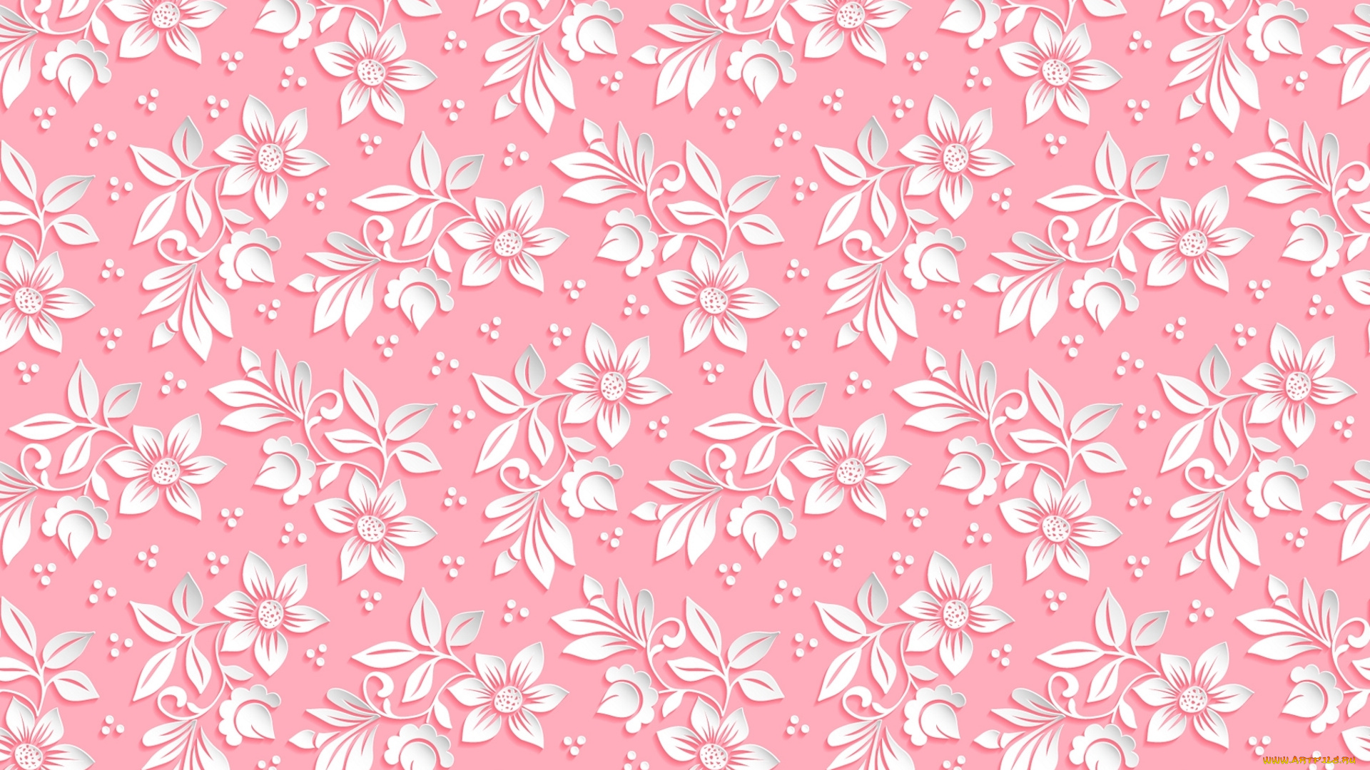 векторная, графика, цветы, , flowers, розовый, фон, объем, узор, цветы