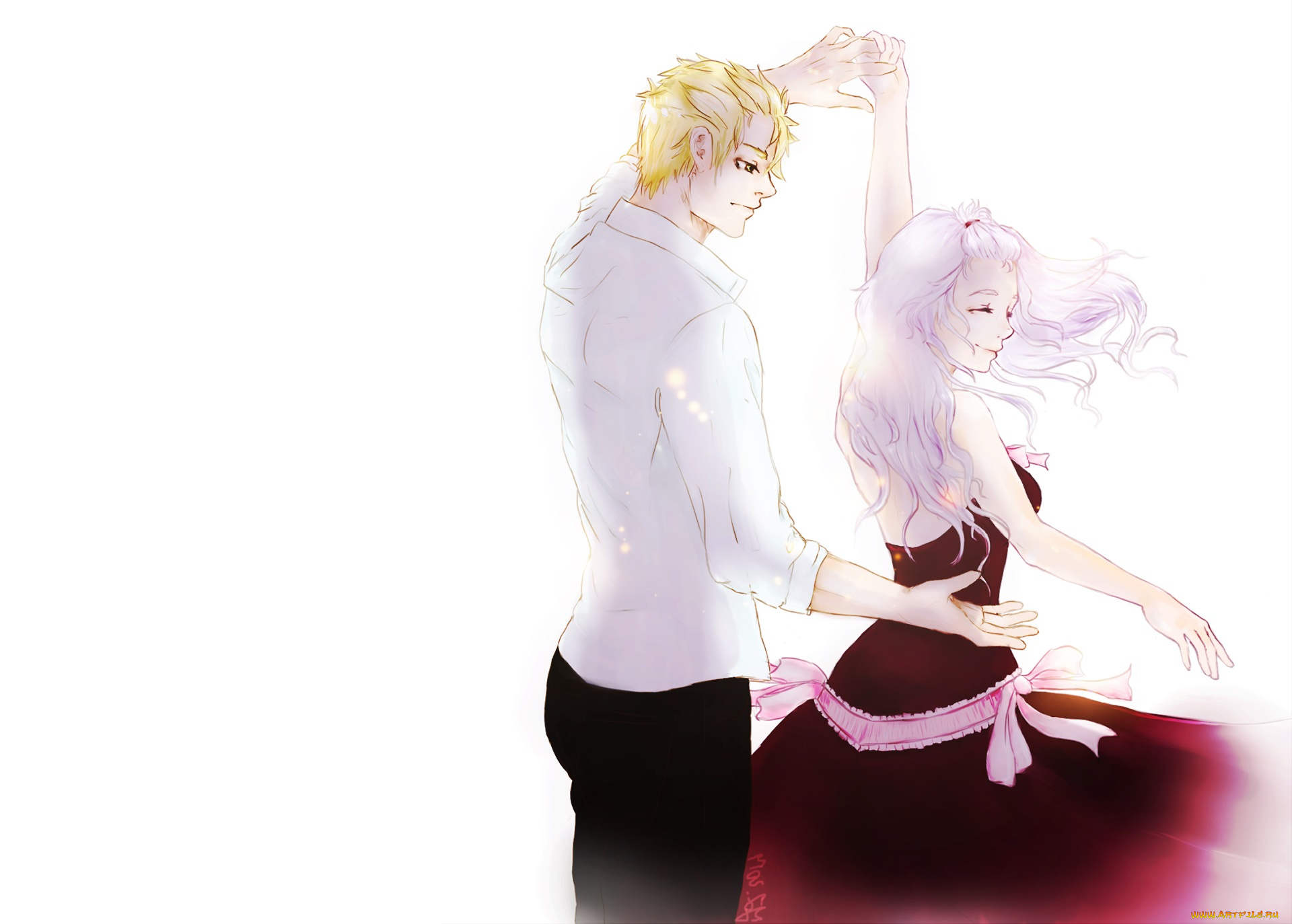 аниме, fairy, tail, танец