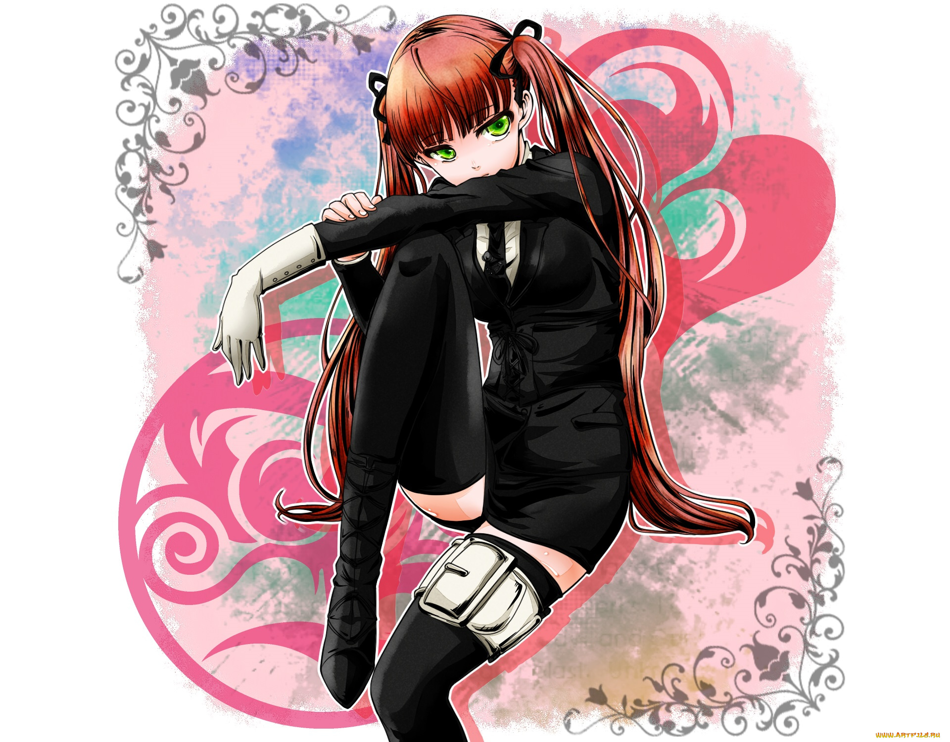 аниме, arcana, famiglia, девушка