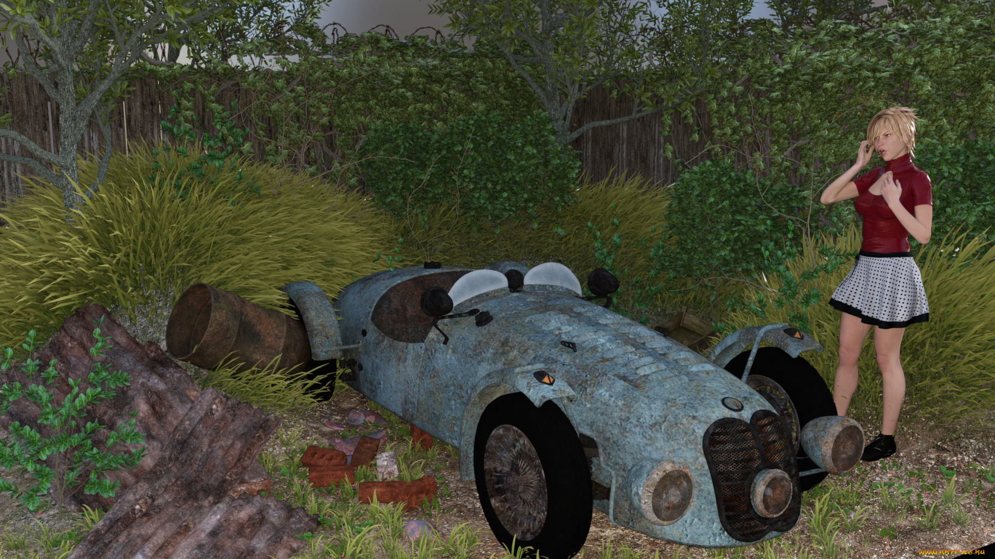 3д, графика, люди, , people, фон, взгляд, девушка