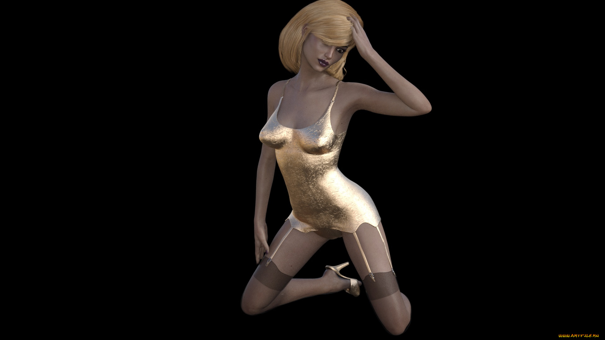 3д, графика, люди, , people, взгляд, девушка, фон