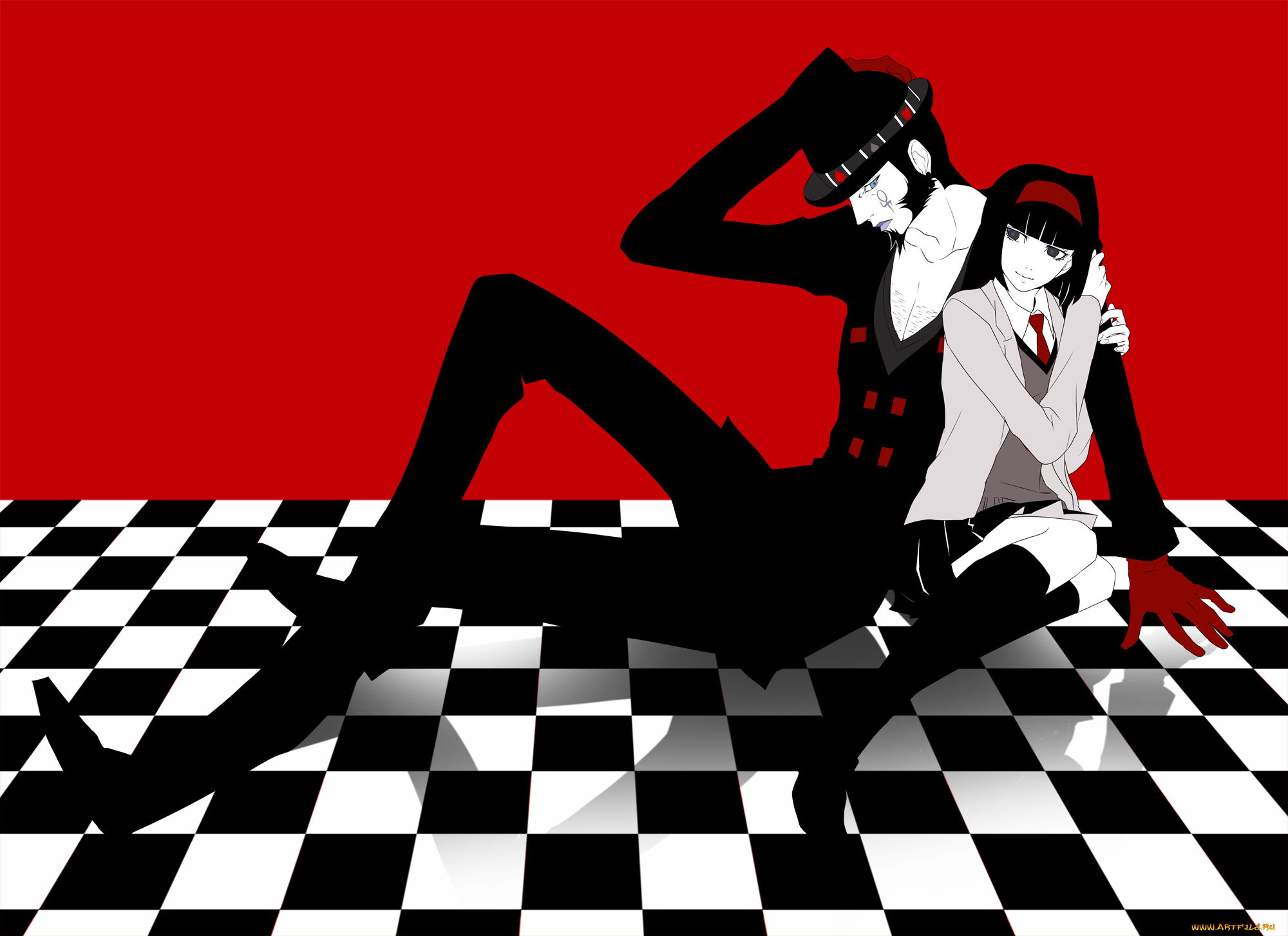 аниме, tiger, and, bunny, двое