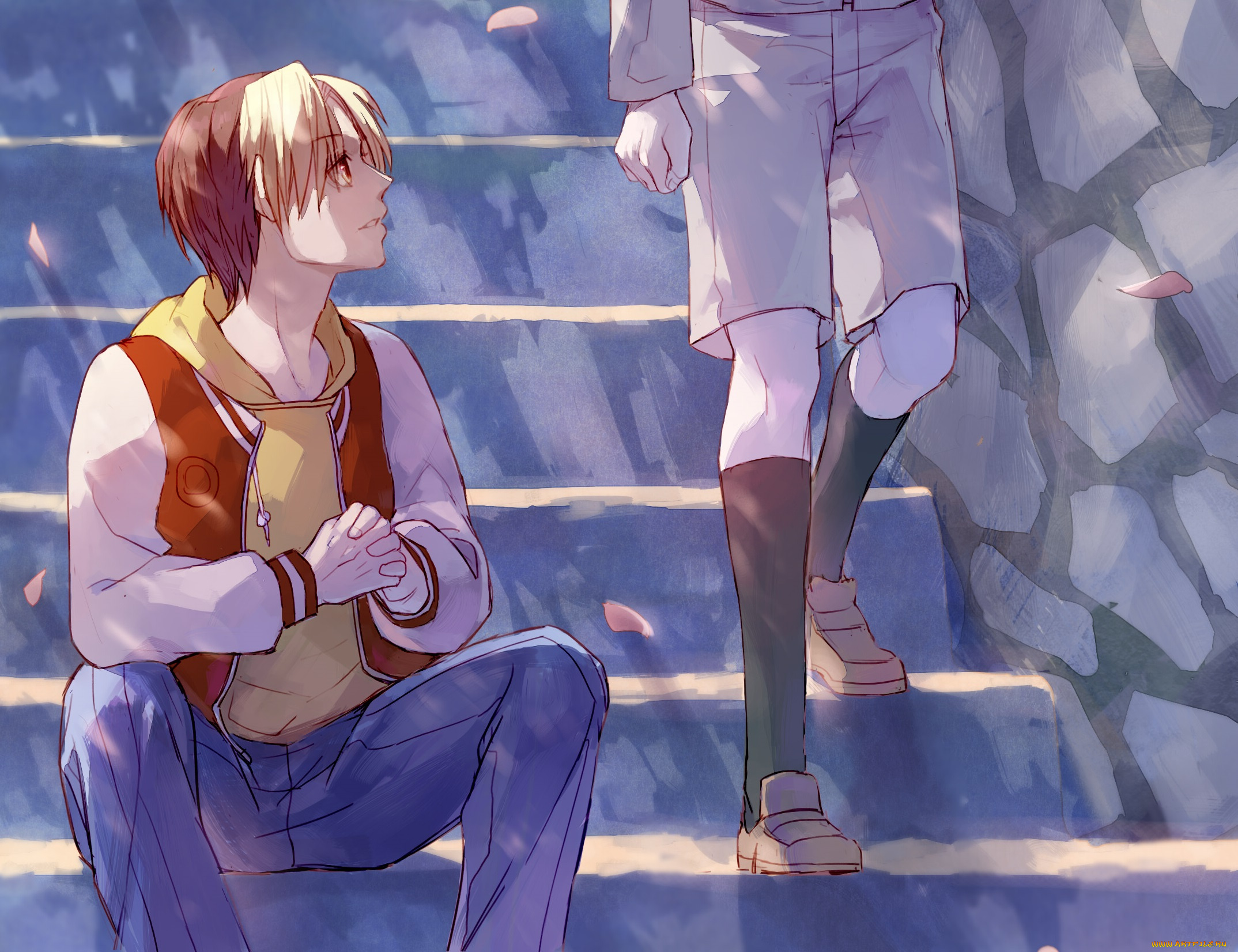 аниме, hikaru, no, go, парни