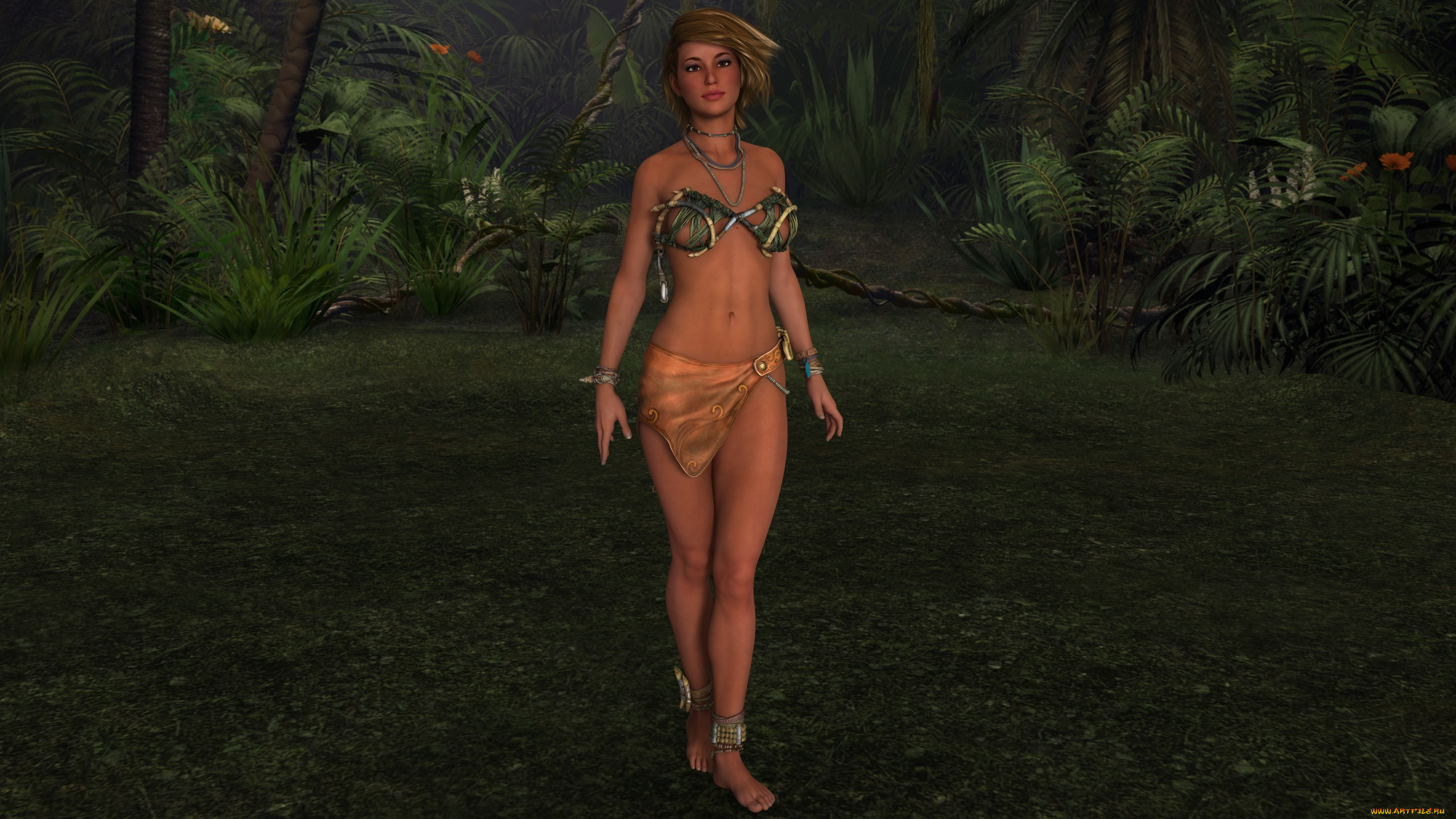 3д, графика, фантазия, , fantasy, девушка, взгляд, фон