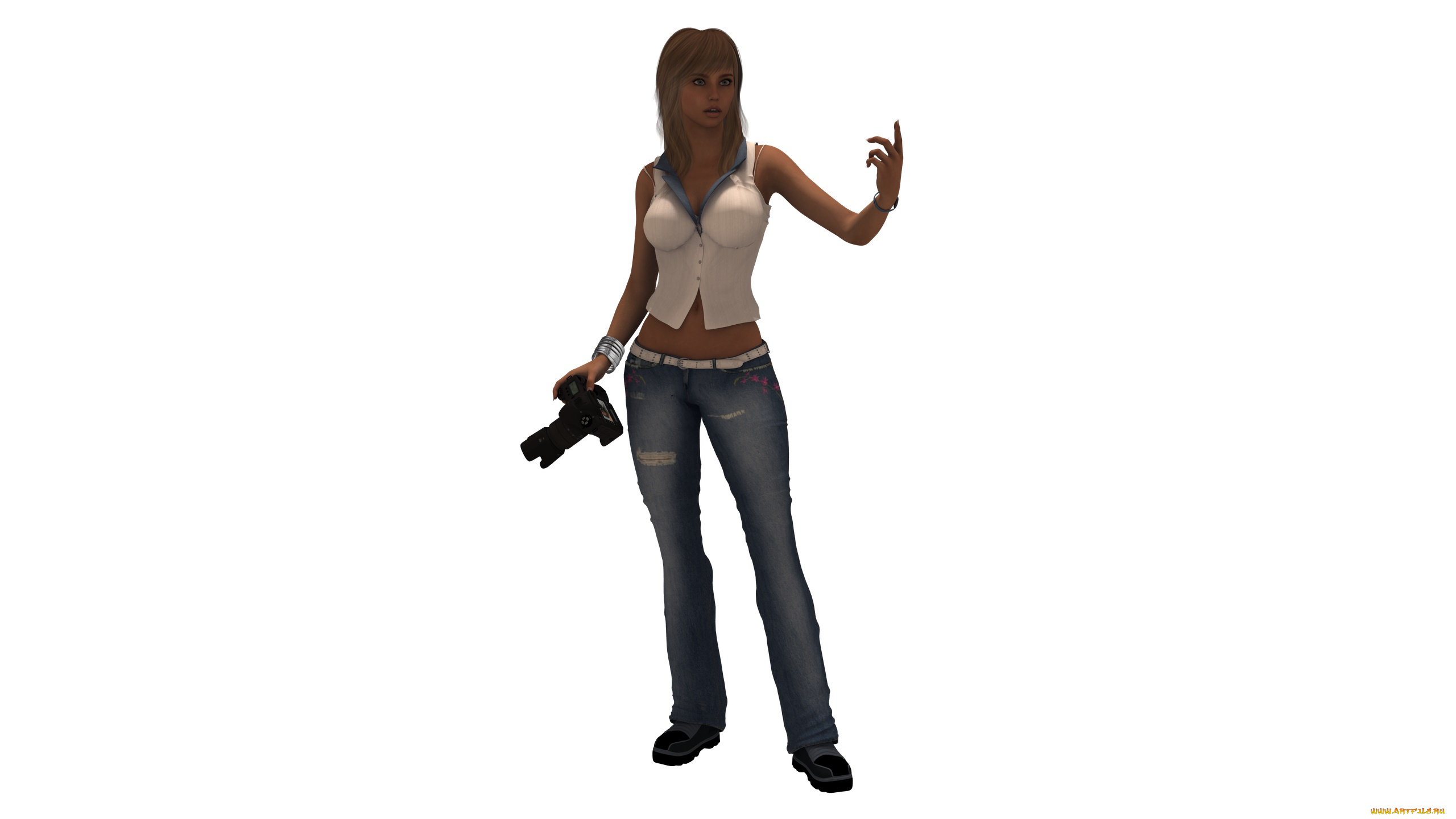 3д, графика, люди, , people, девушка, взгляд, фон