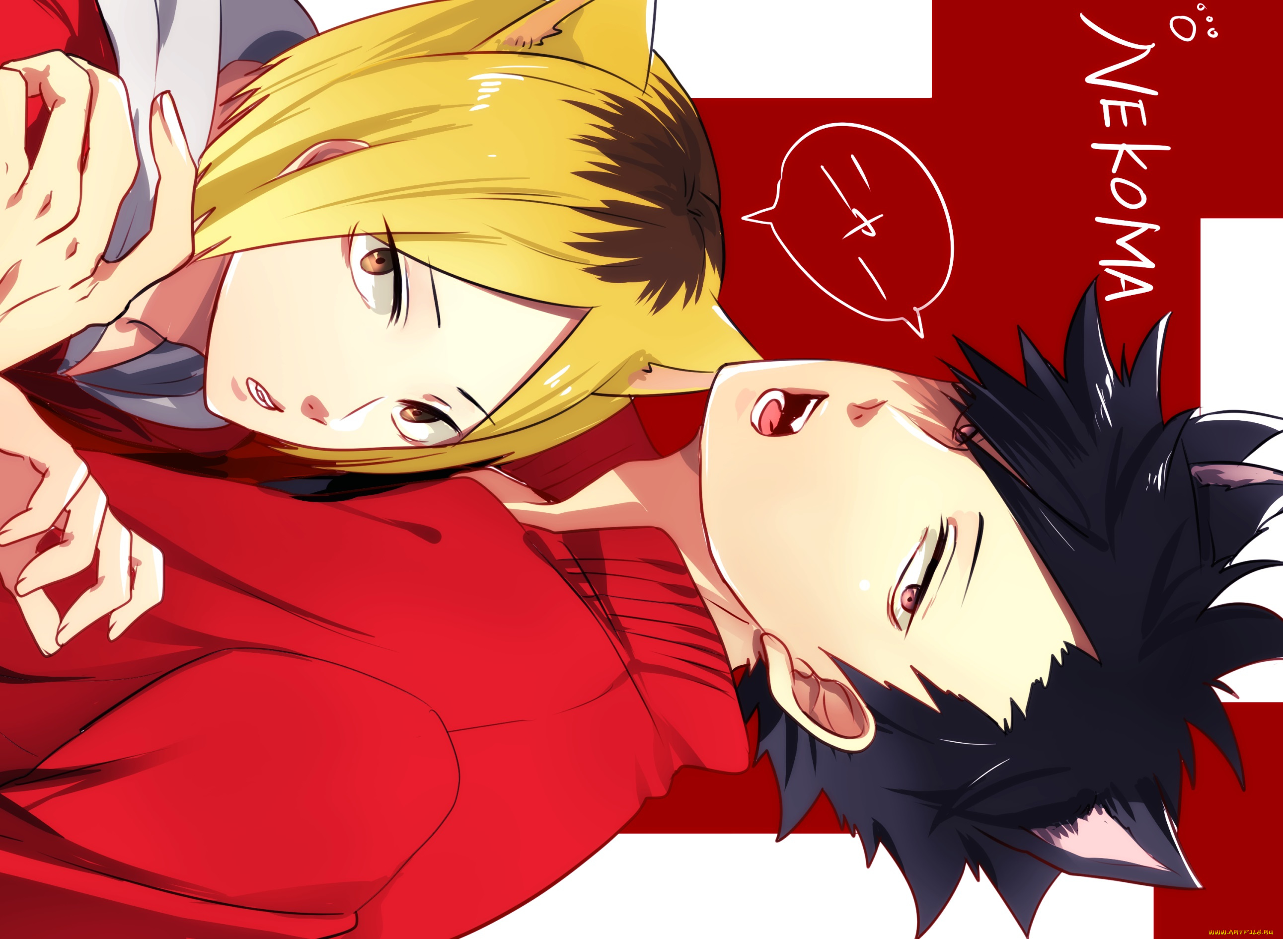 аниме, haikyuu, парни, волейбол