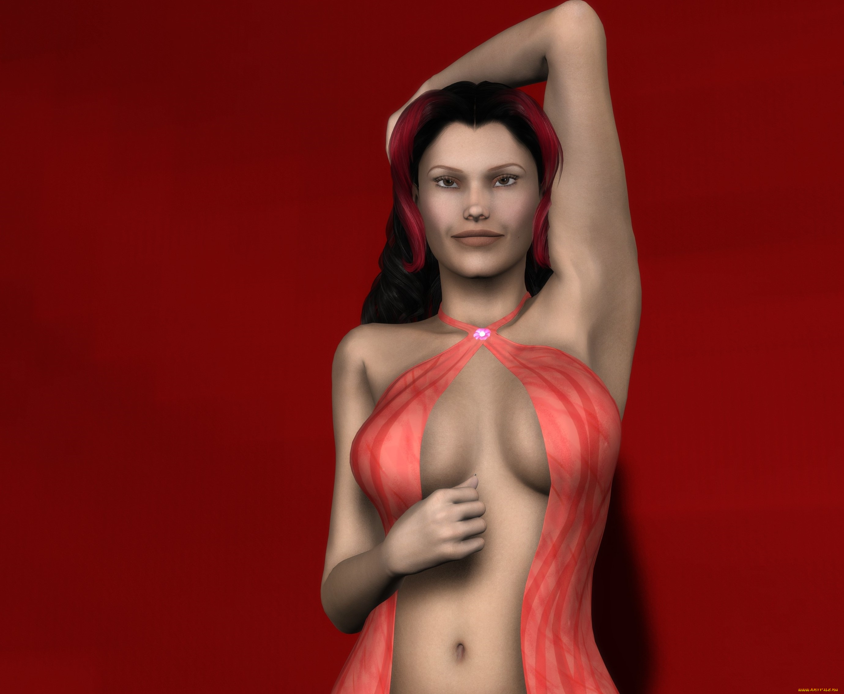 3д, графика, люди, , people, взгляд, фон, девушка