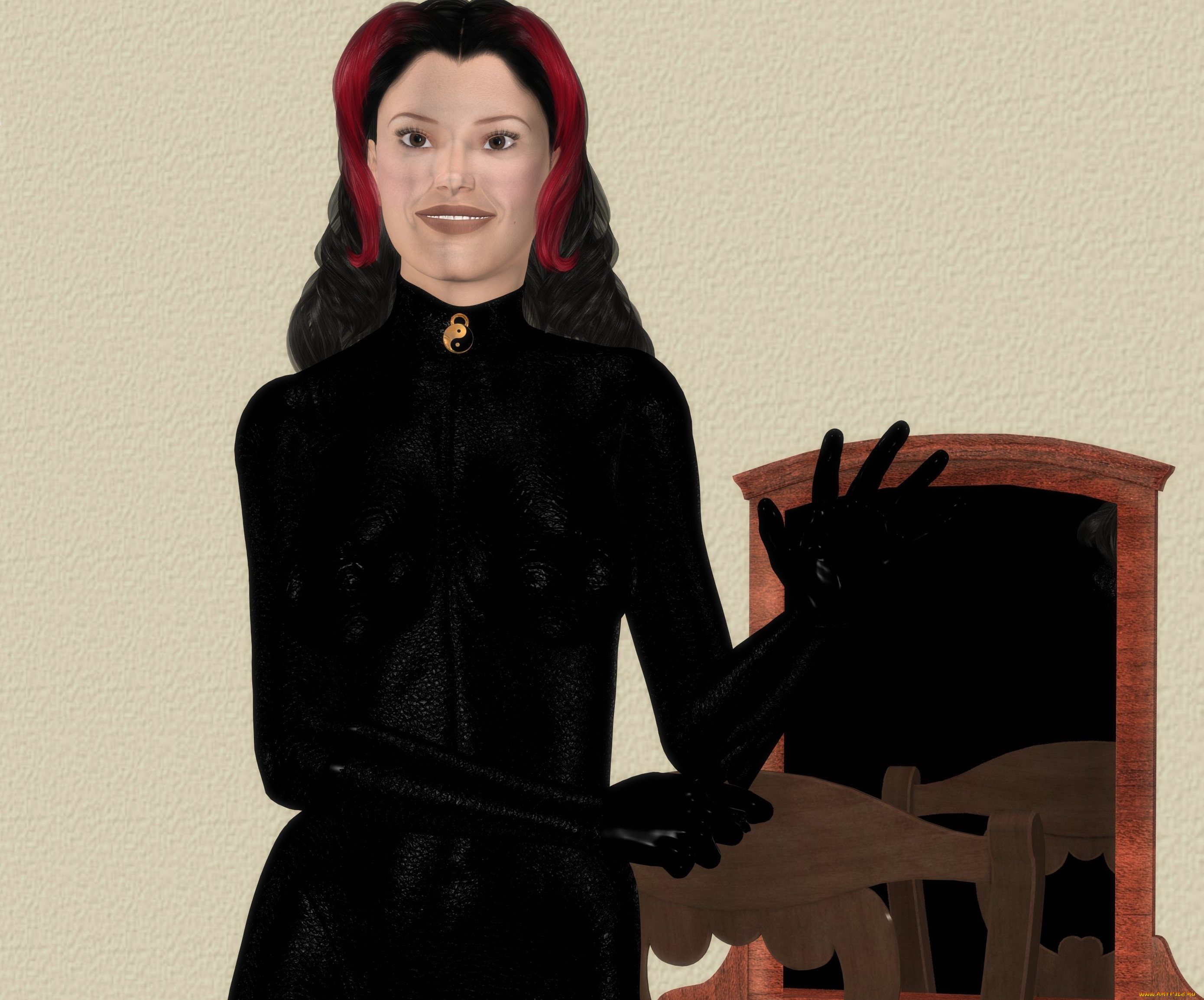 3д, графика, люди, , people, девушка, взгляд, фон