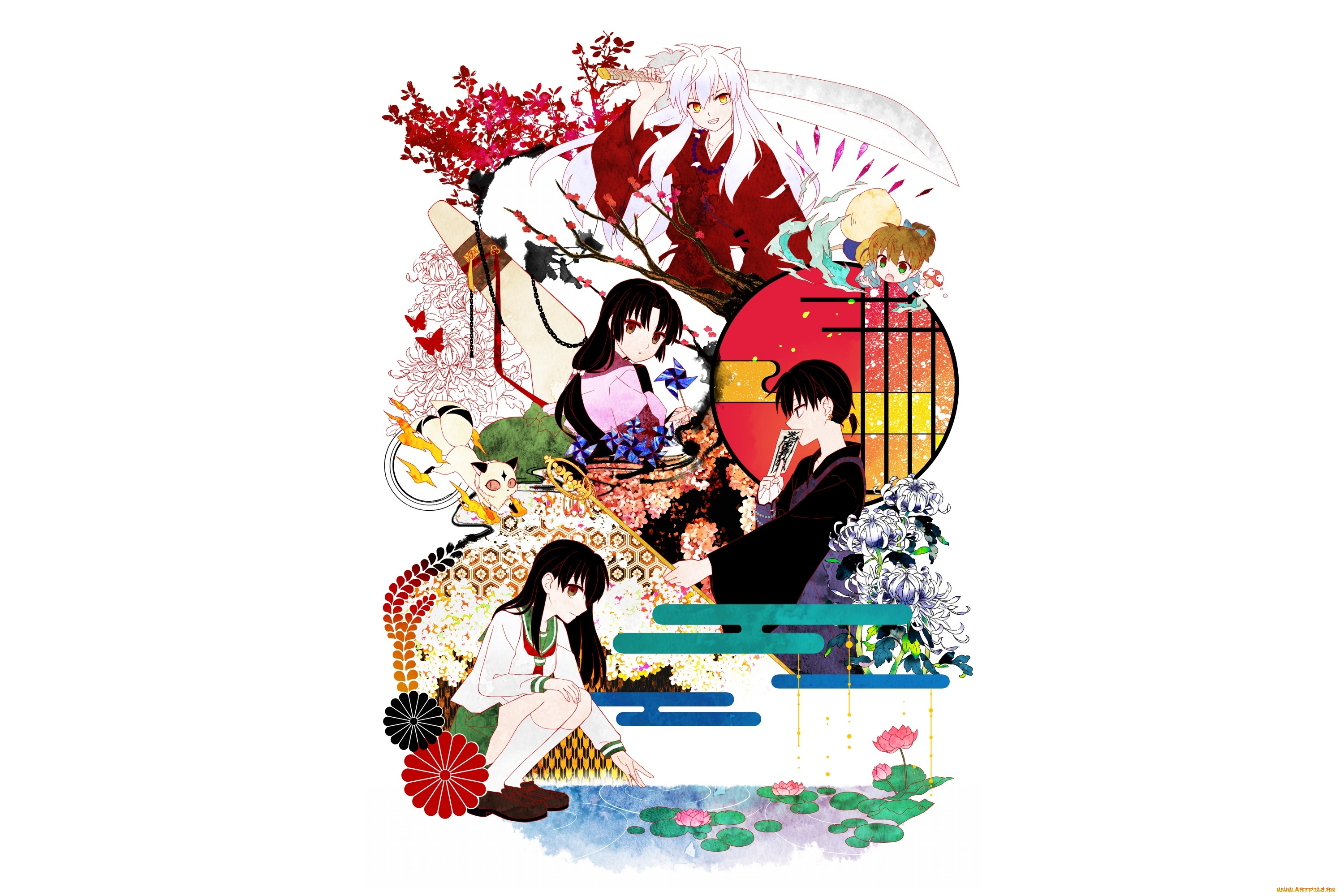 аниме, inuyasha, инуяша